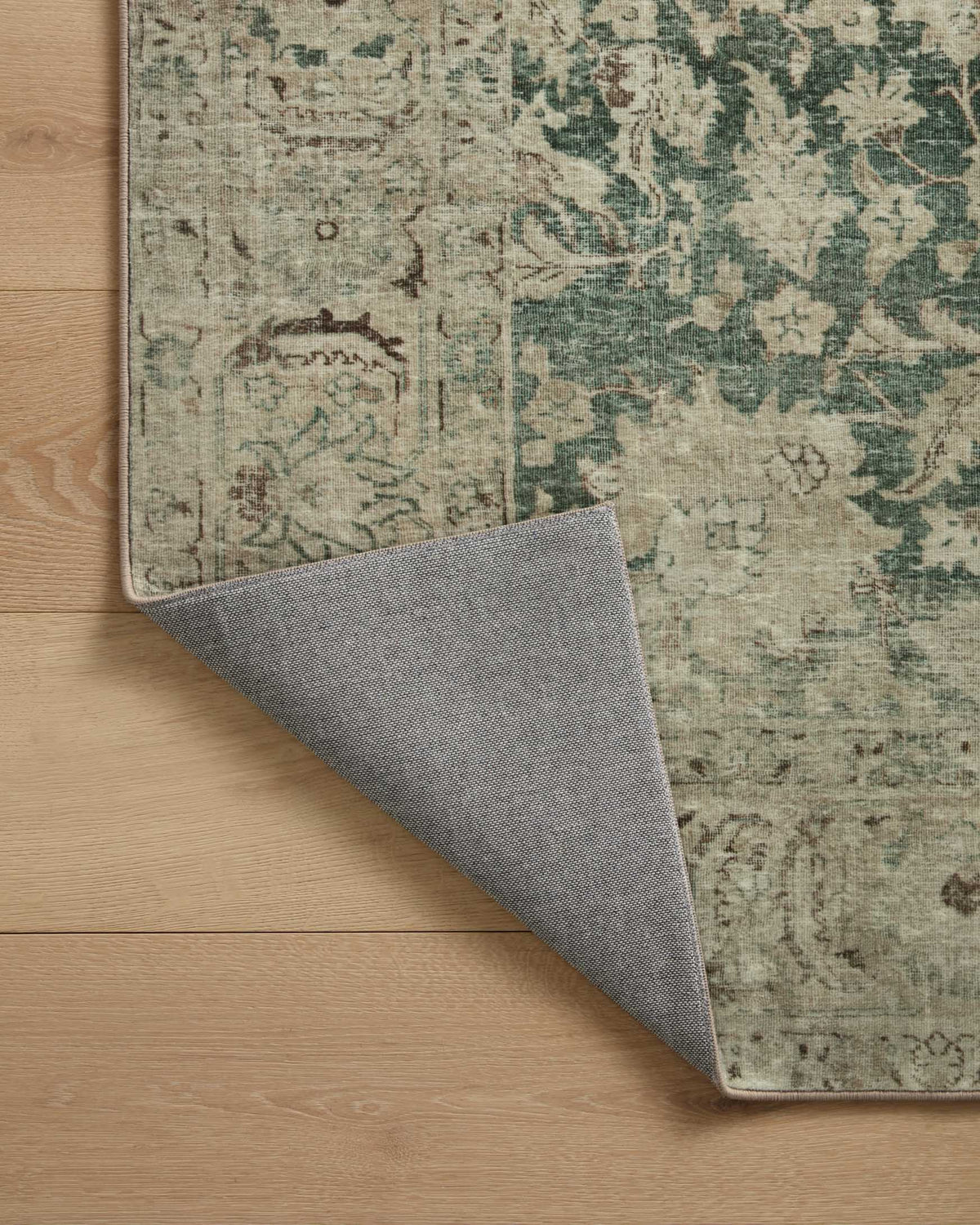 Sinclair Jade/Sand Rug – detail