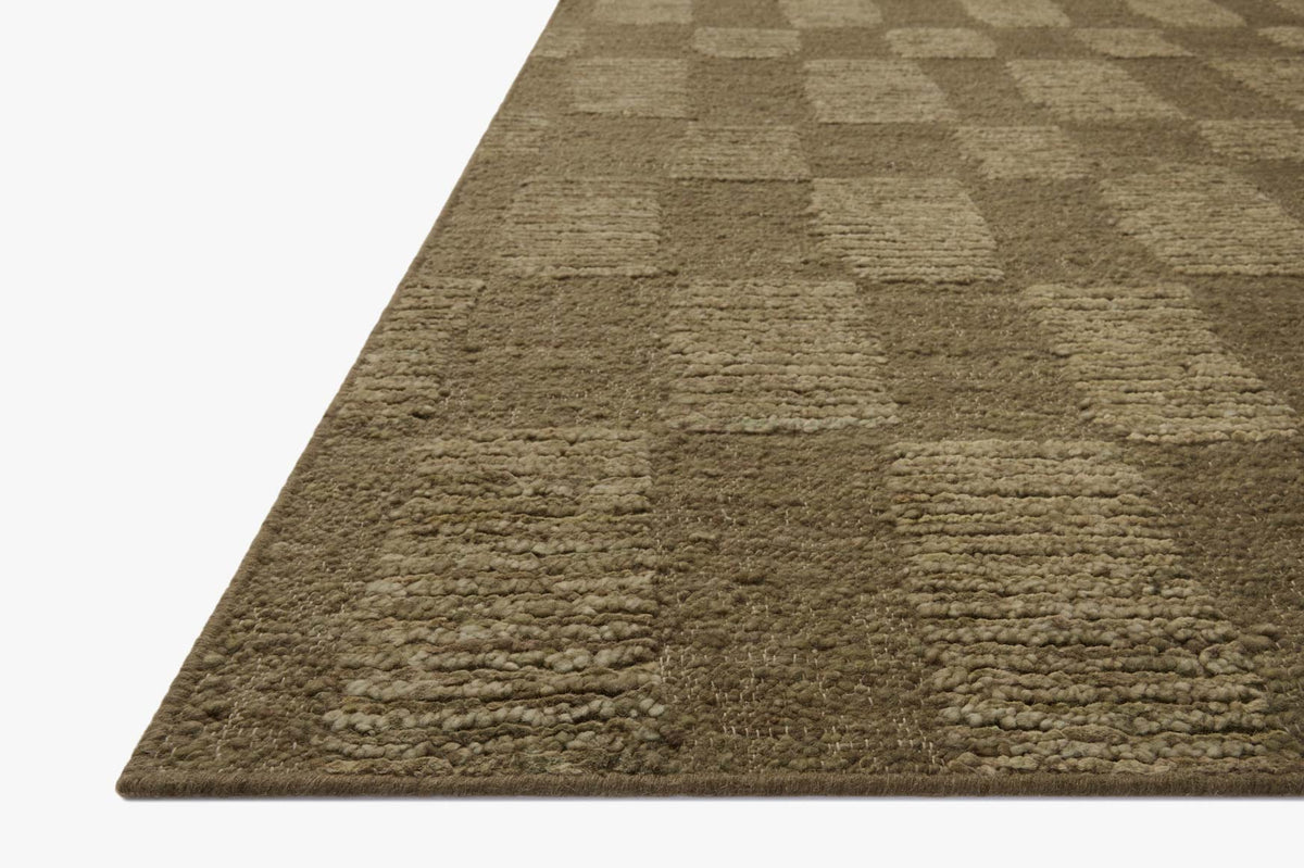 Sowerby Olive Rug – corner detail