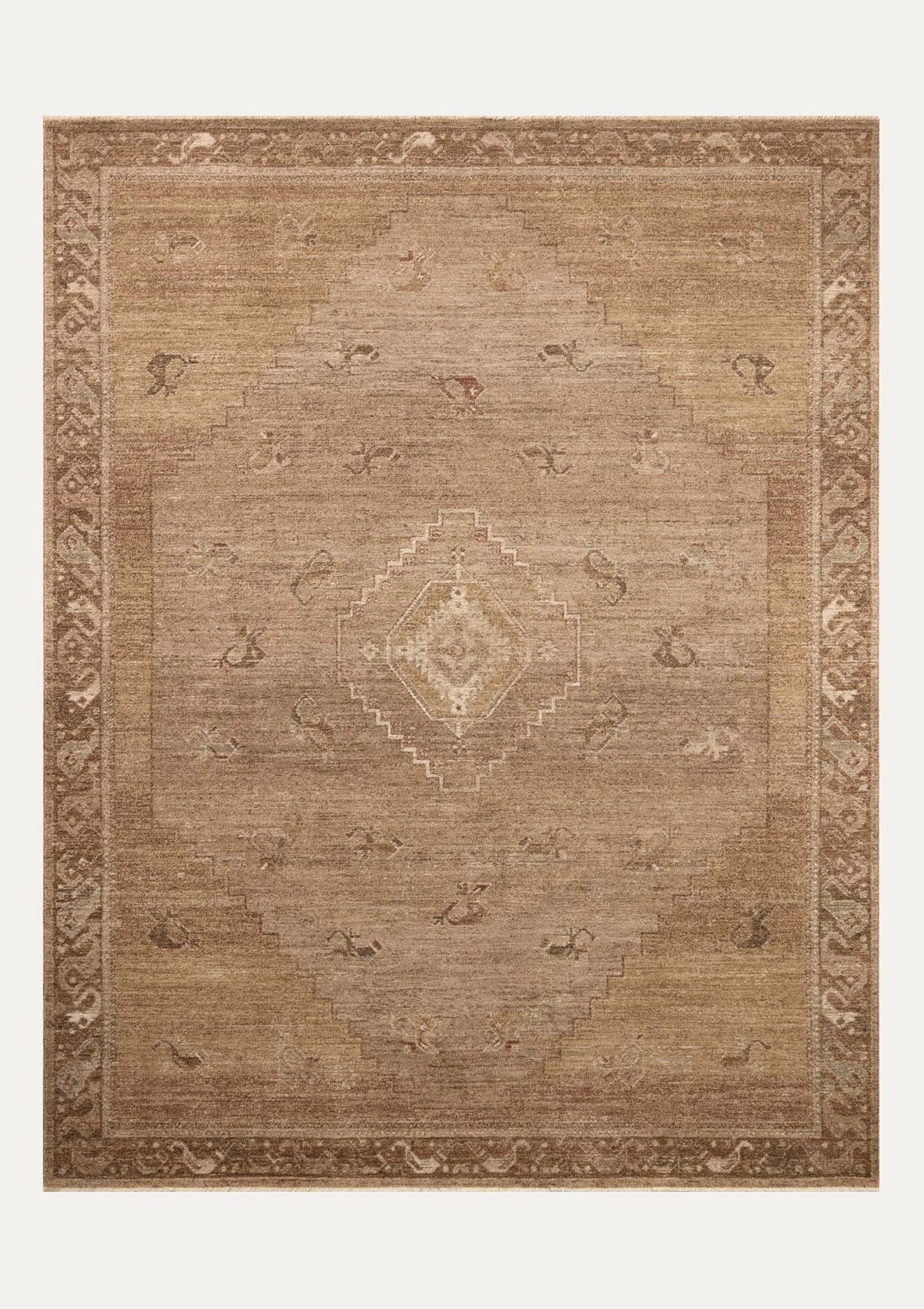 Storrie Spice/Beige Rug | Magnolia Home by Joanna Gaines × Loloi