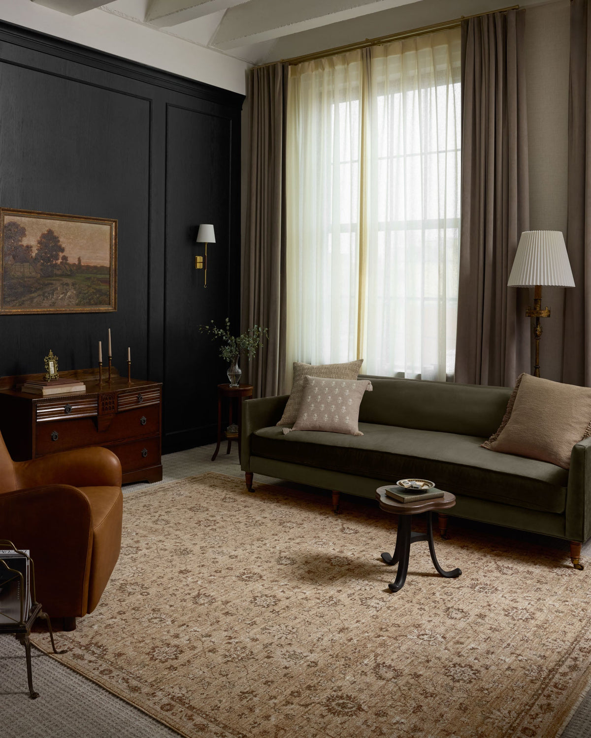 Storrie Wheat/Earth Rug – detail