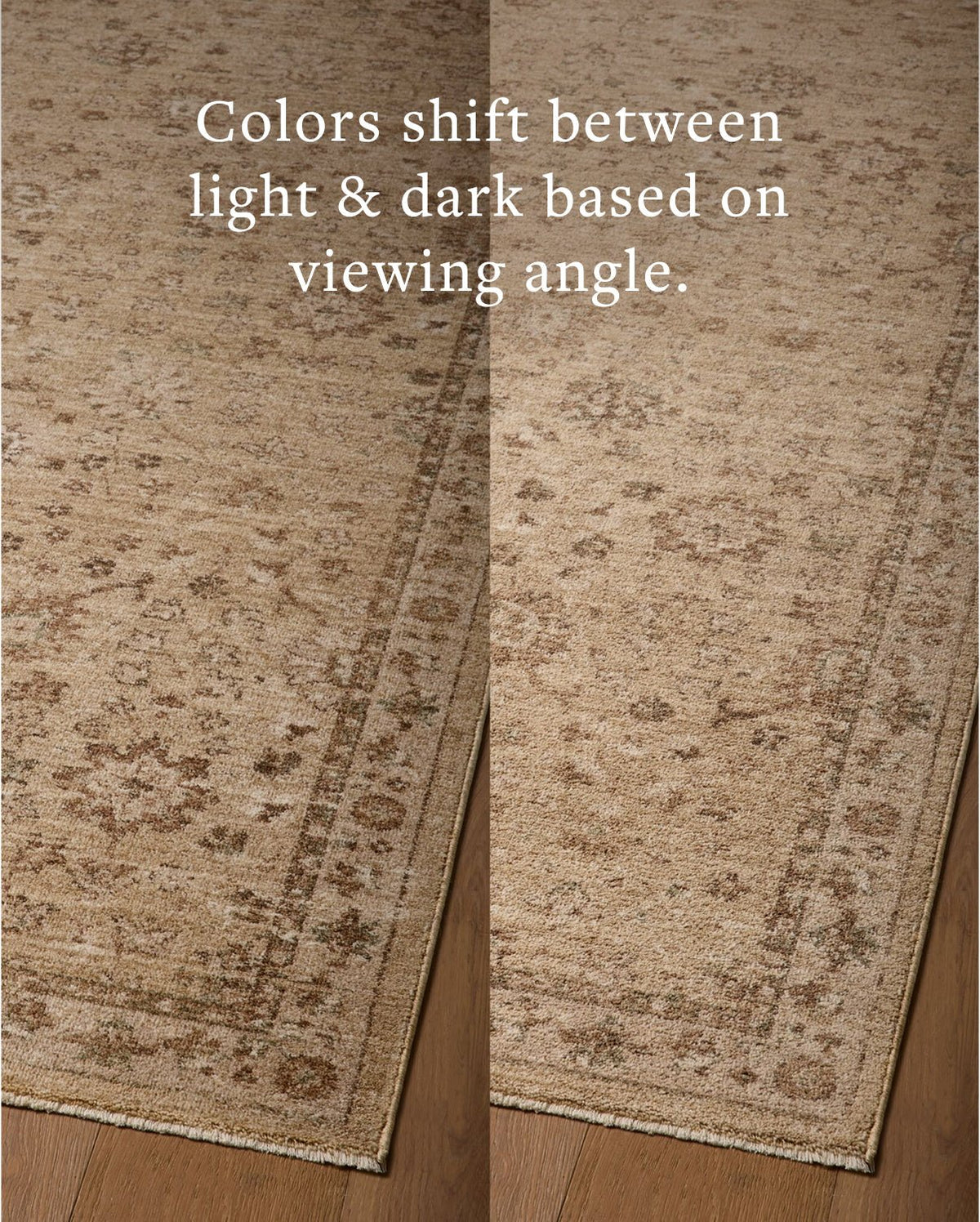 Storrie Wheat/Earth Rug – detail