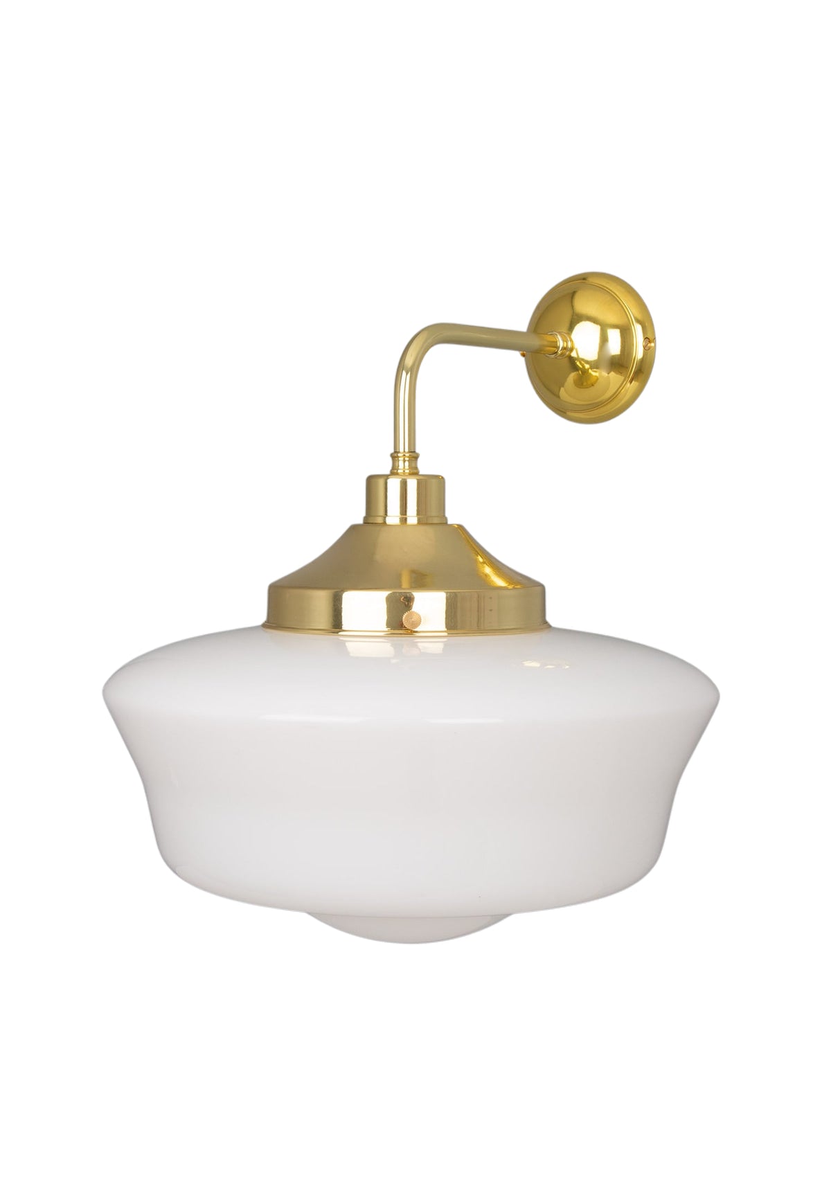 Schoolhouse Vintage Wall Sconce – Polished Brass