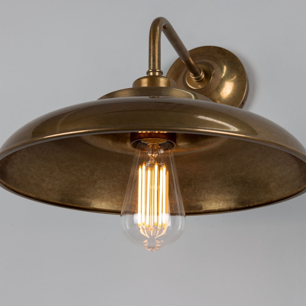 Telal Industrial Brass Factory Wall Sconce