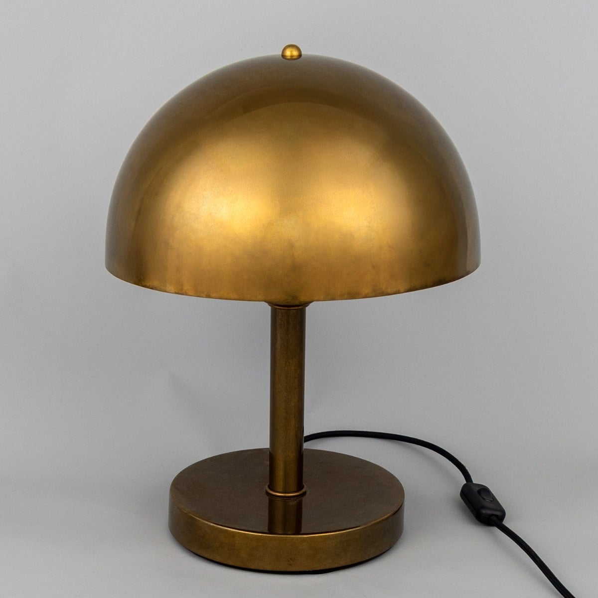 Turku Modern Brass Dome Table Lamp