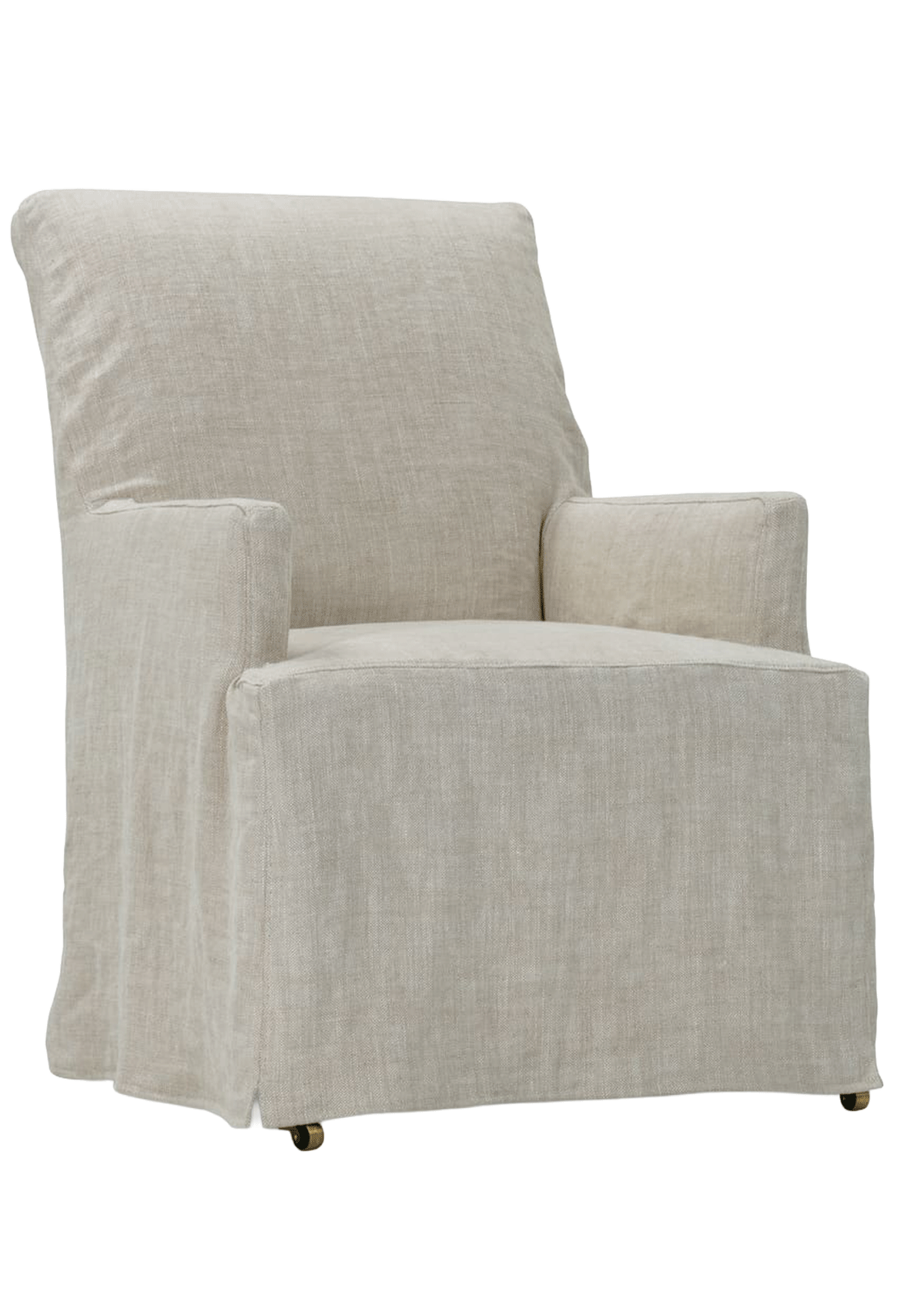 Vera Slipcovered Dining Arm Chair