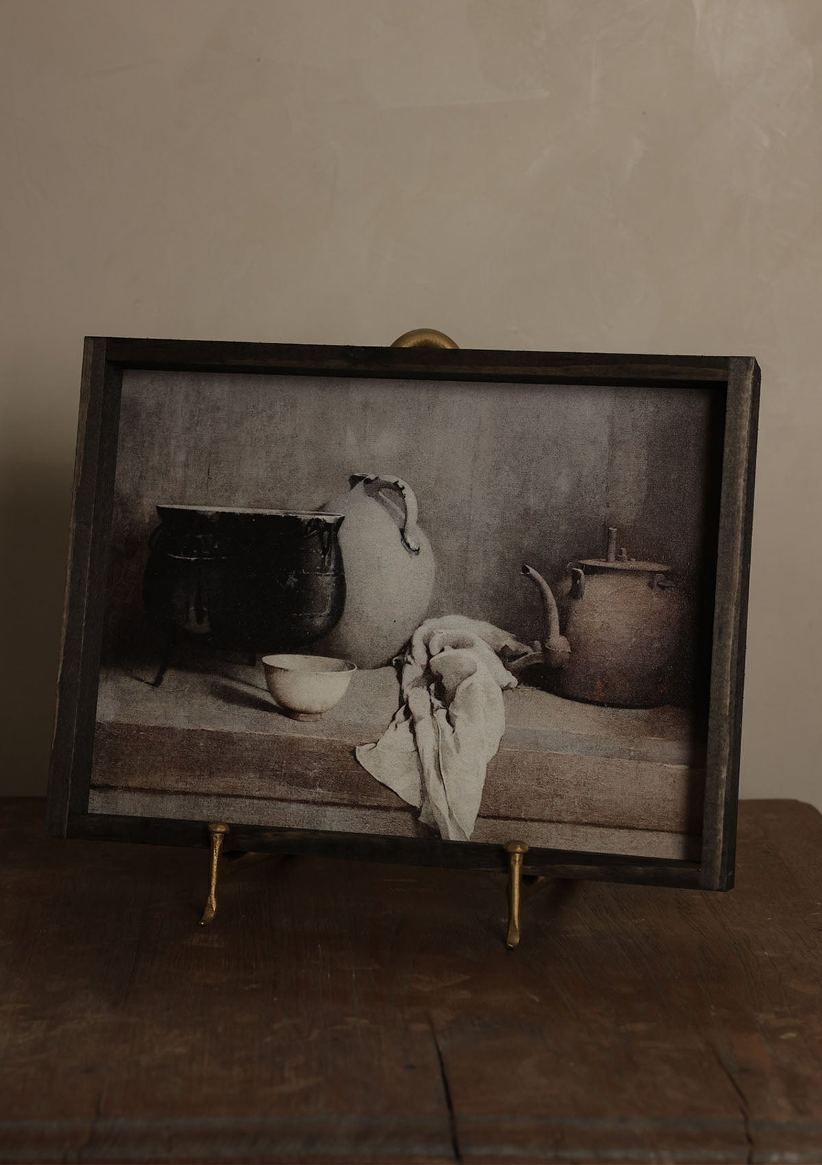 Vintage Clay Pots Framed Print