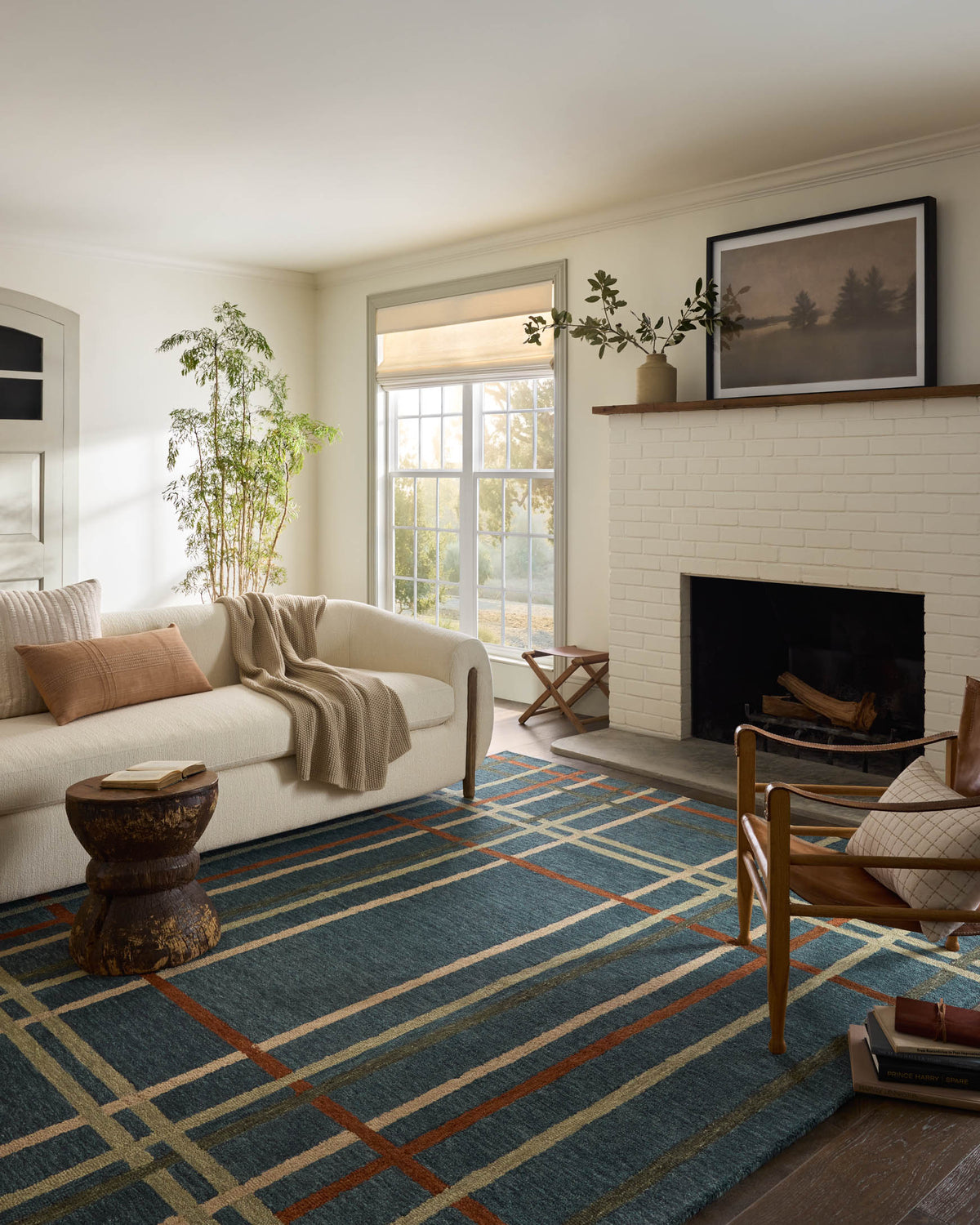 Waylon Denim/Multi Rug – room scene