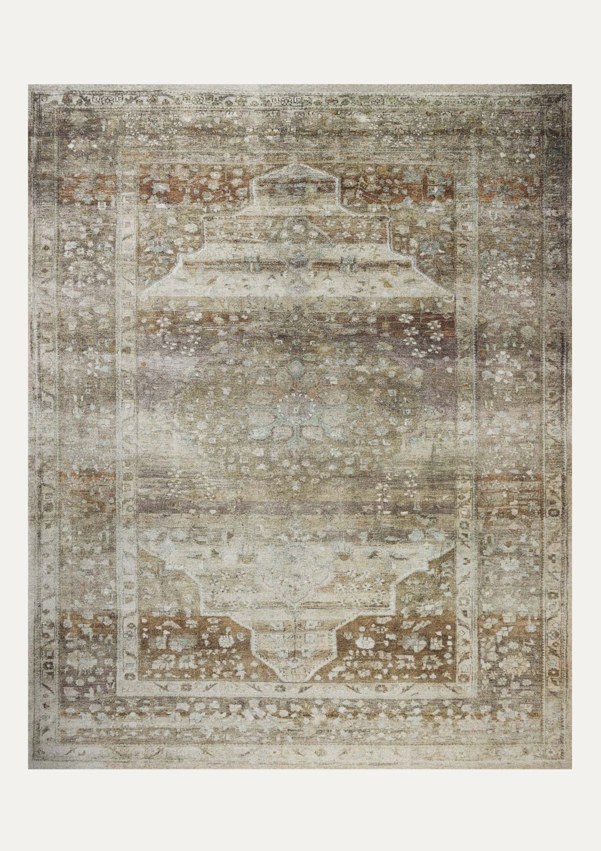 Wimberly Earth/Multi Rug | Magnolia Home by Joanna Gaines × Loloi