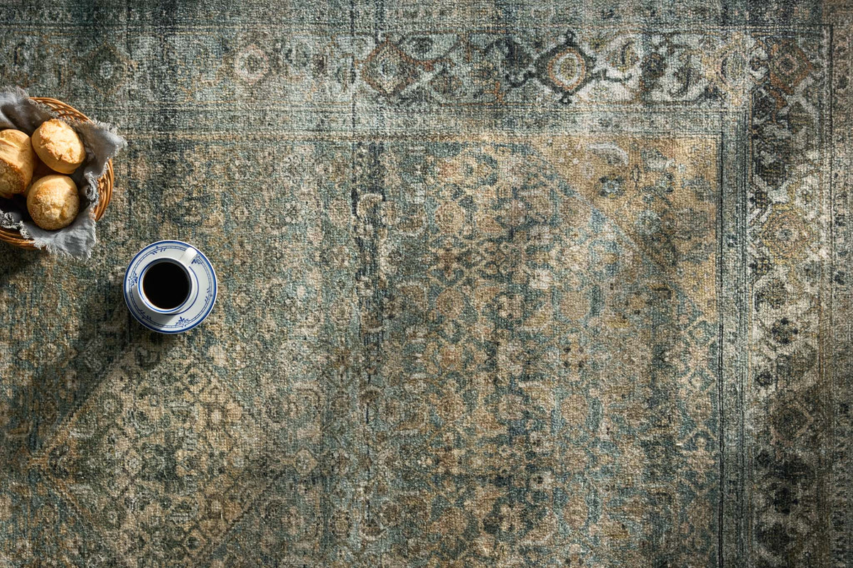 Wimberly Lagoon/Wheat Rug – detail