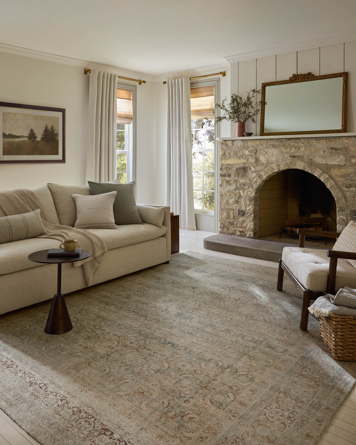 Wimberly Sky/Copper Rug – room scene