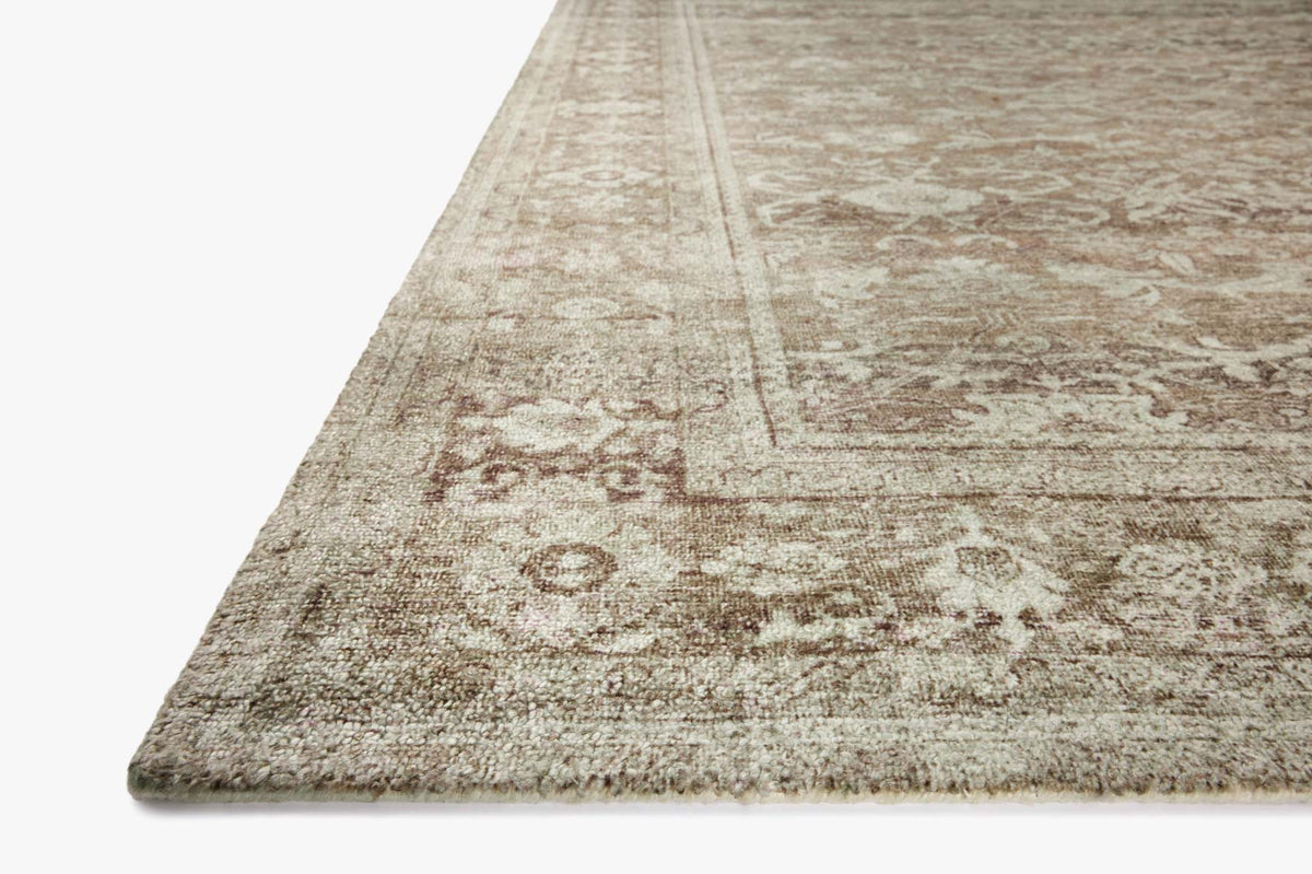 Wimberly Bark/Ivory Rug – corner detail