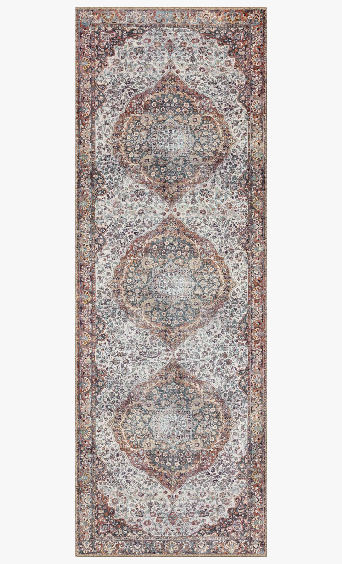 Wynter Red/Multi Rug – alternate view