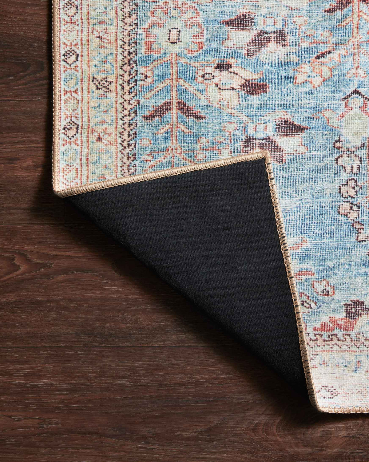 Wynter Teal/Multi Rug – detail