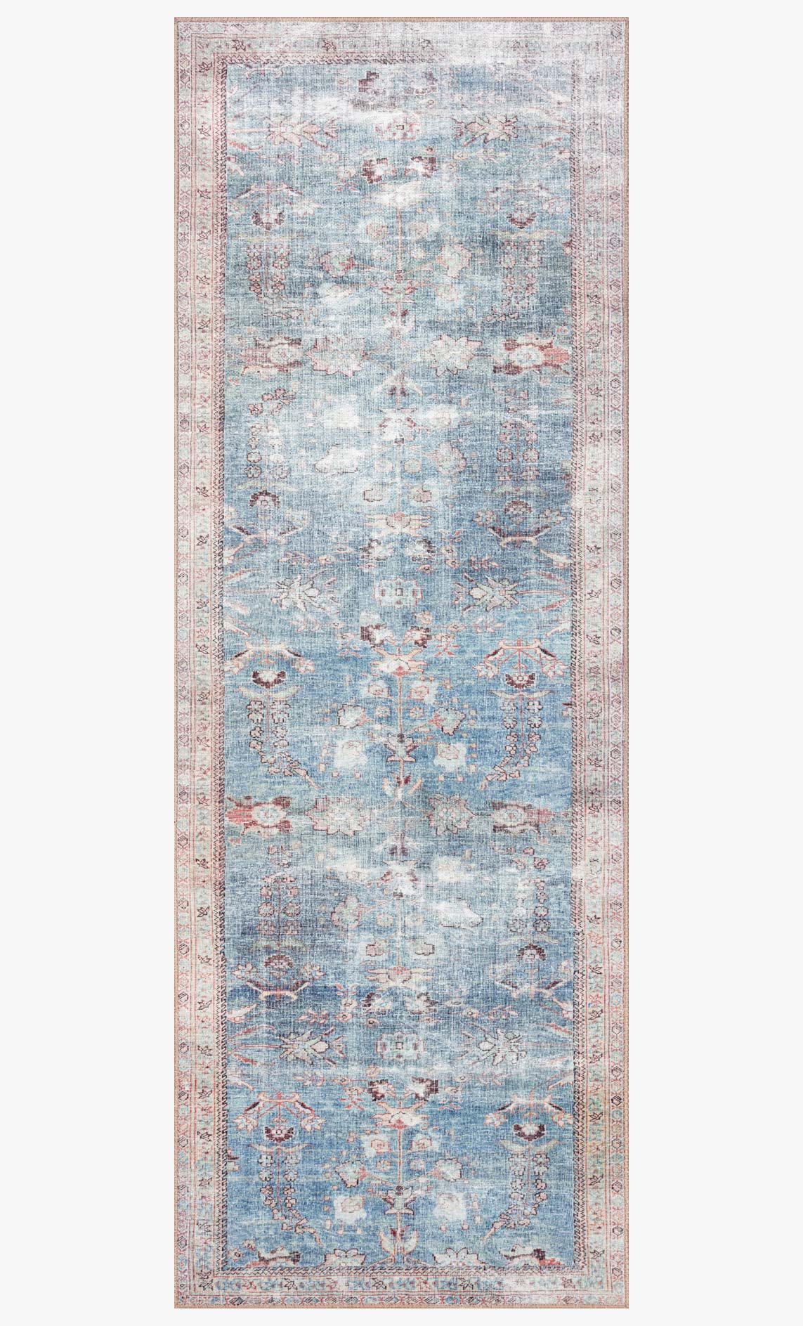 Wynter Teal/Multi Rug – alternate view