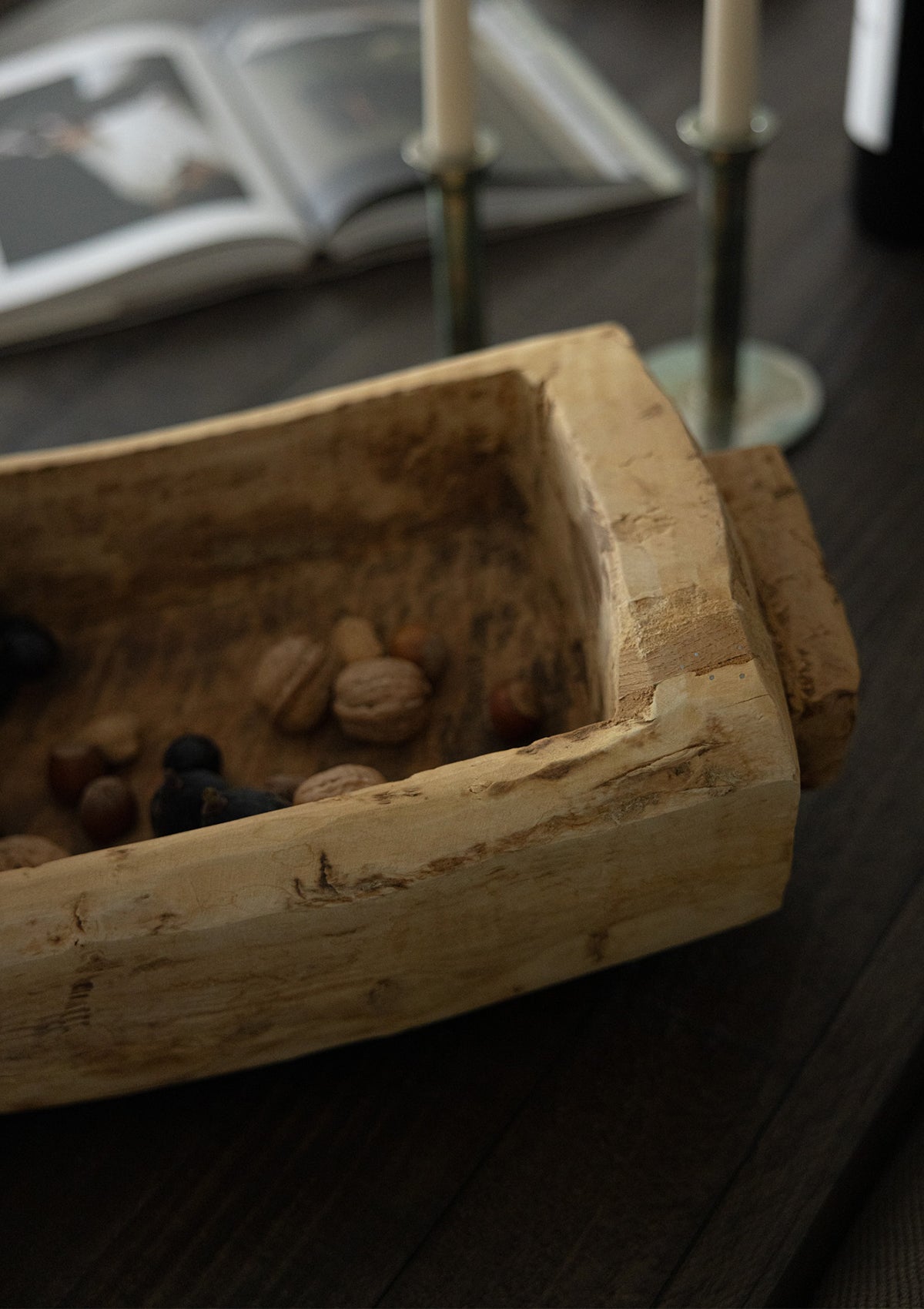 Wooden Dough Bowl