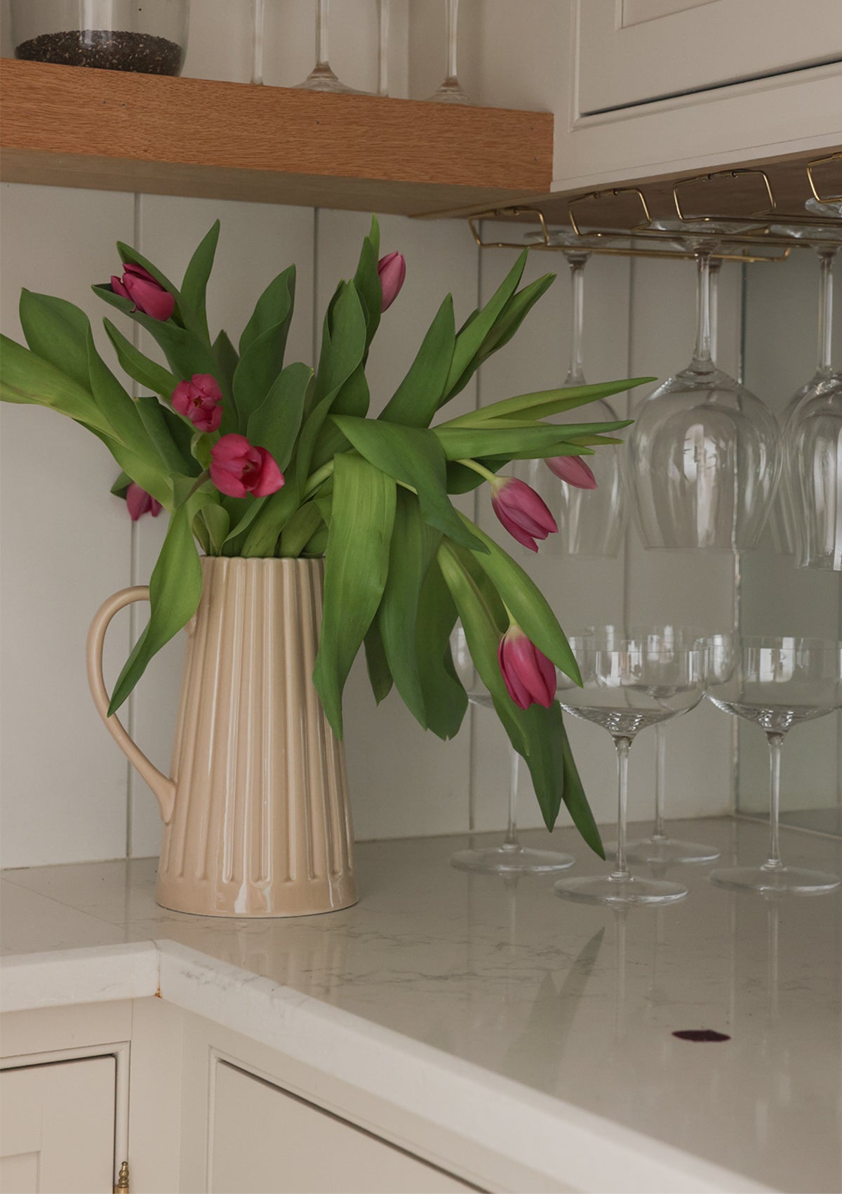 Wrenna Ribbed Pitcher