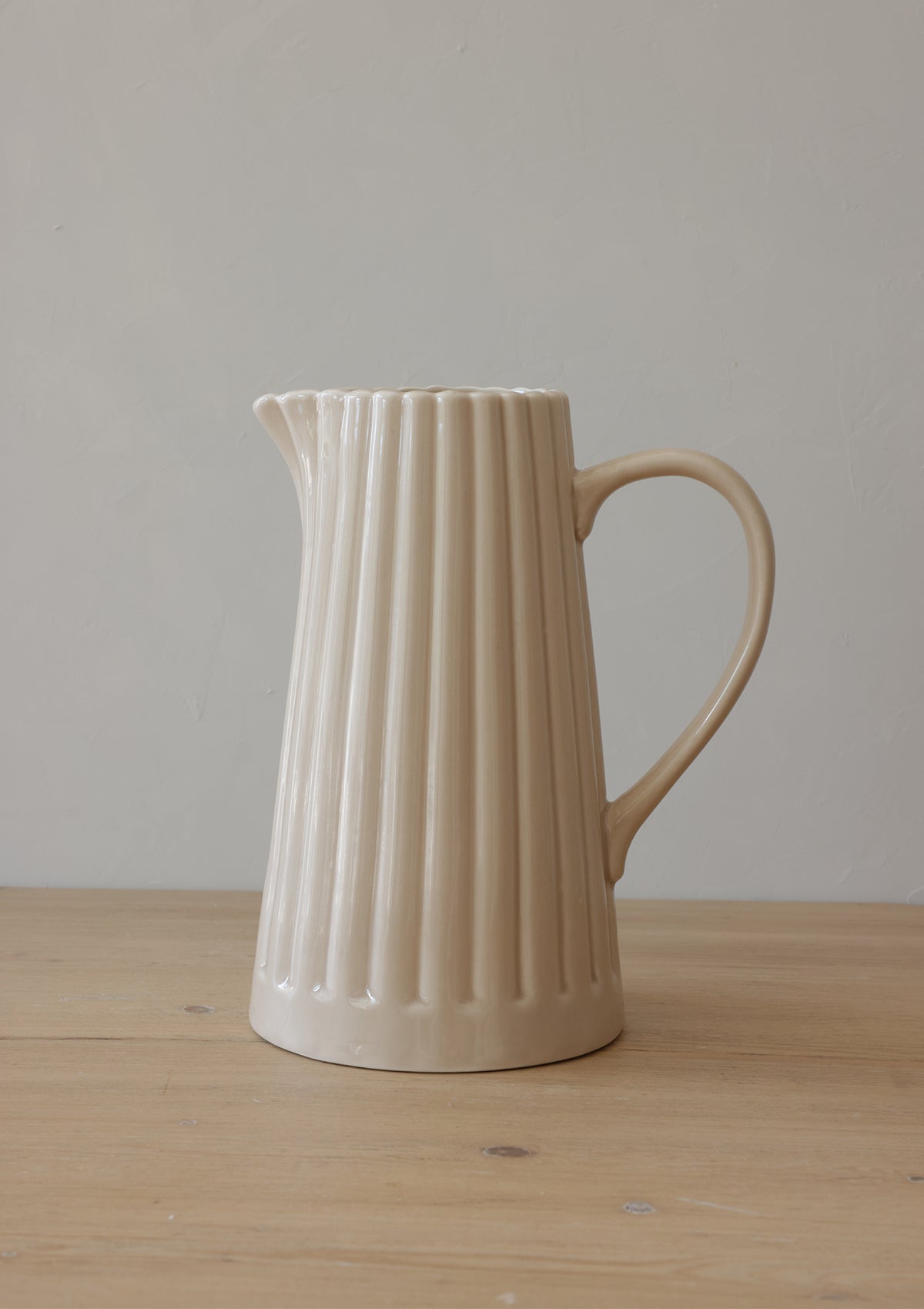 Wrenna Ribbed Pitcher