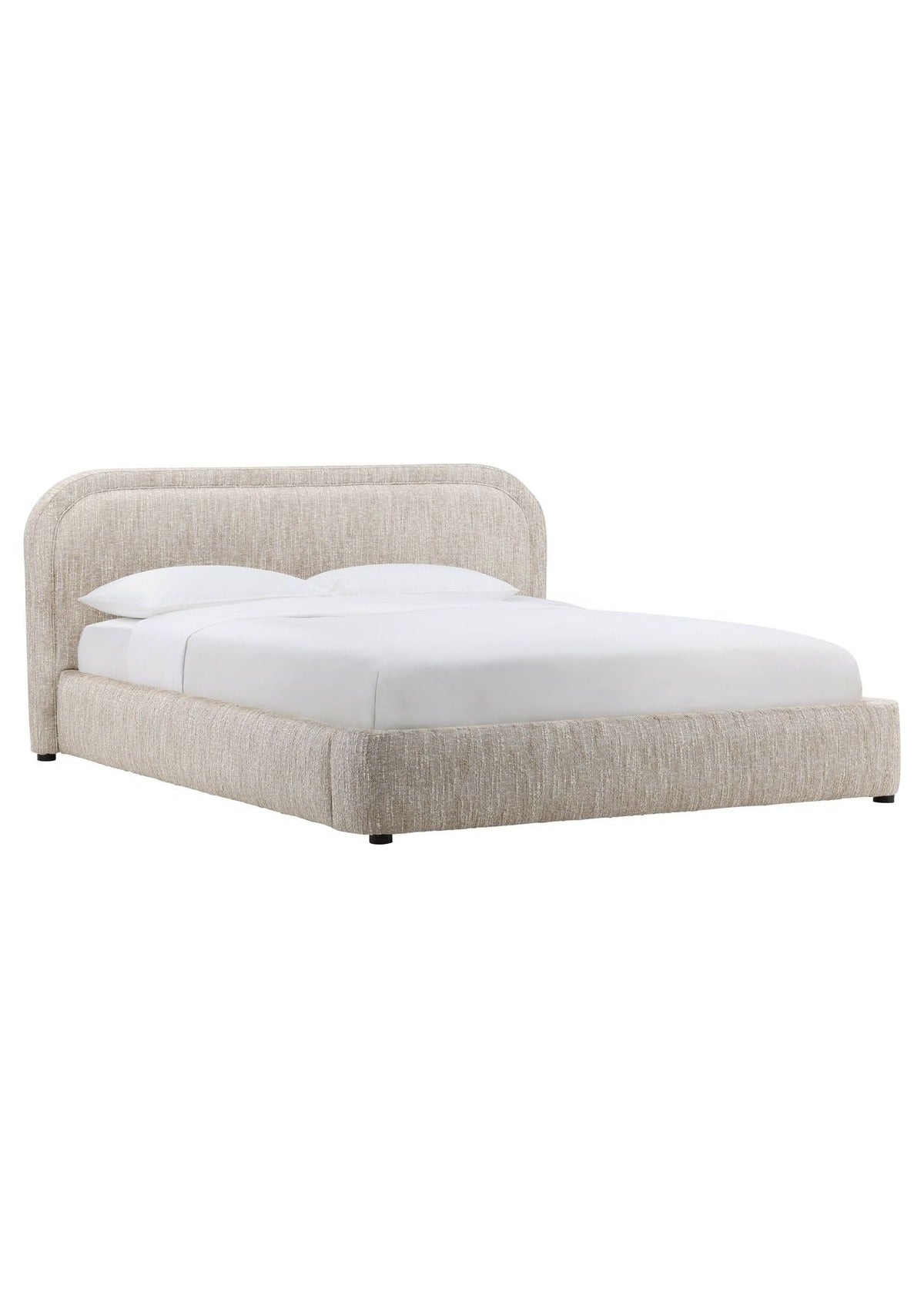 Agi Bed - Beige / Eastern King