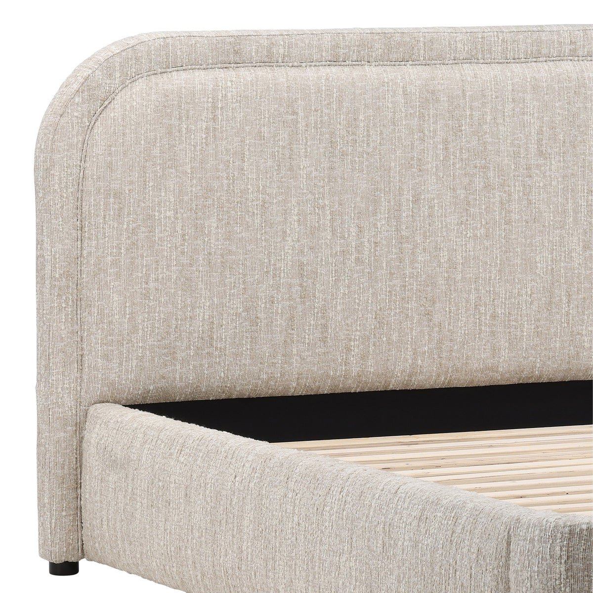 Agi Bed - Beige / Eastern King