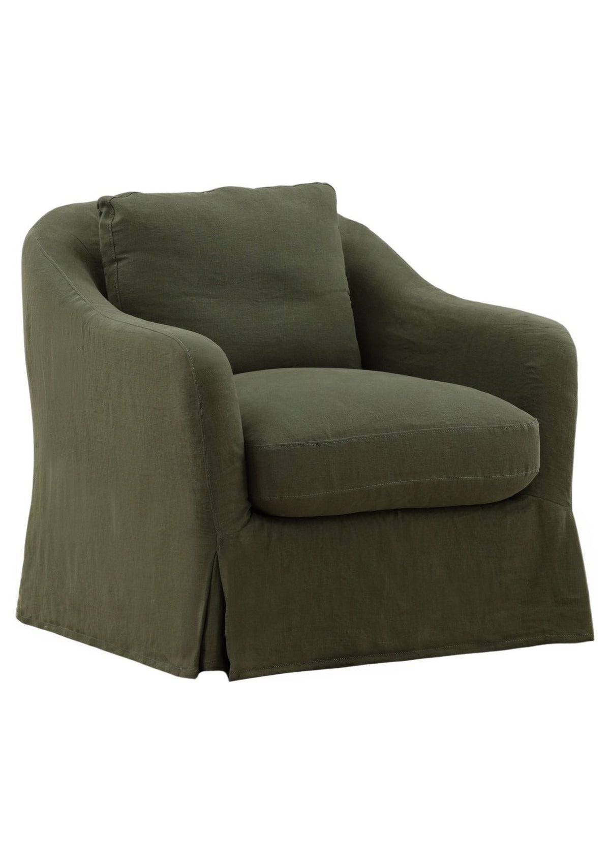 Ama Swivel Chair - Olive