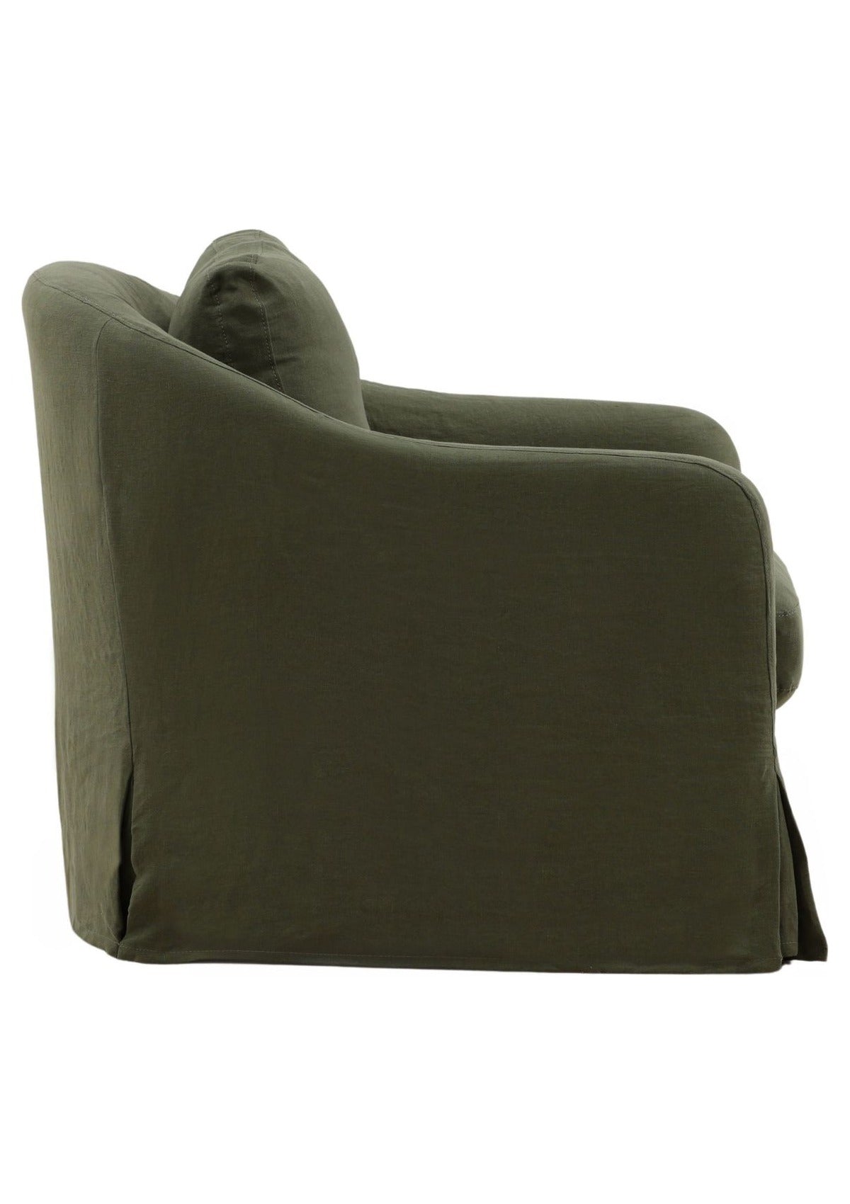 Ama Swivel Chair - Olive