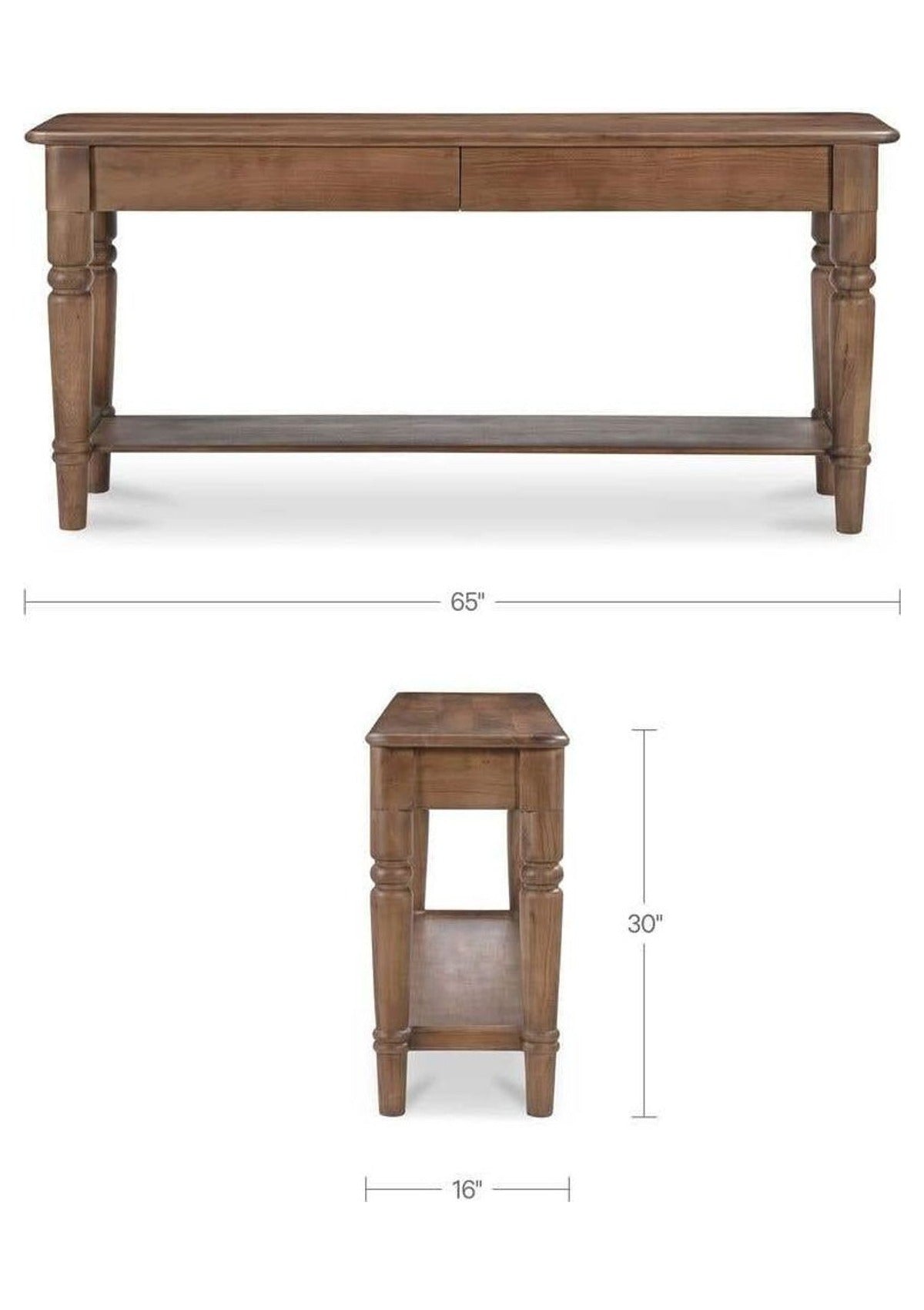 Russet Console Table - Brown