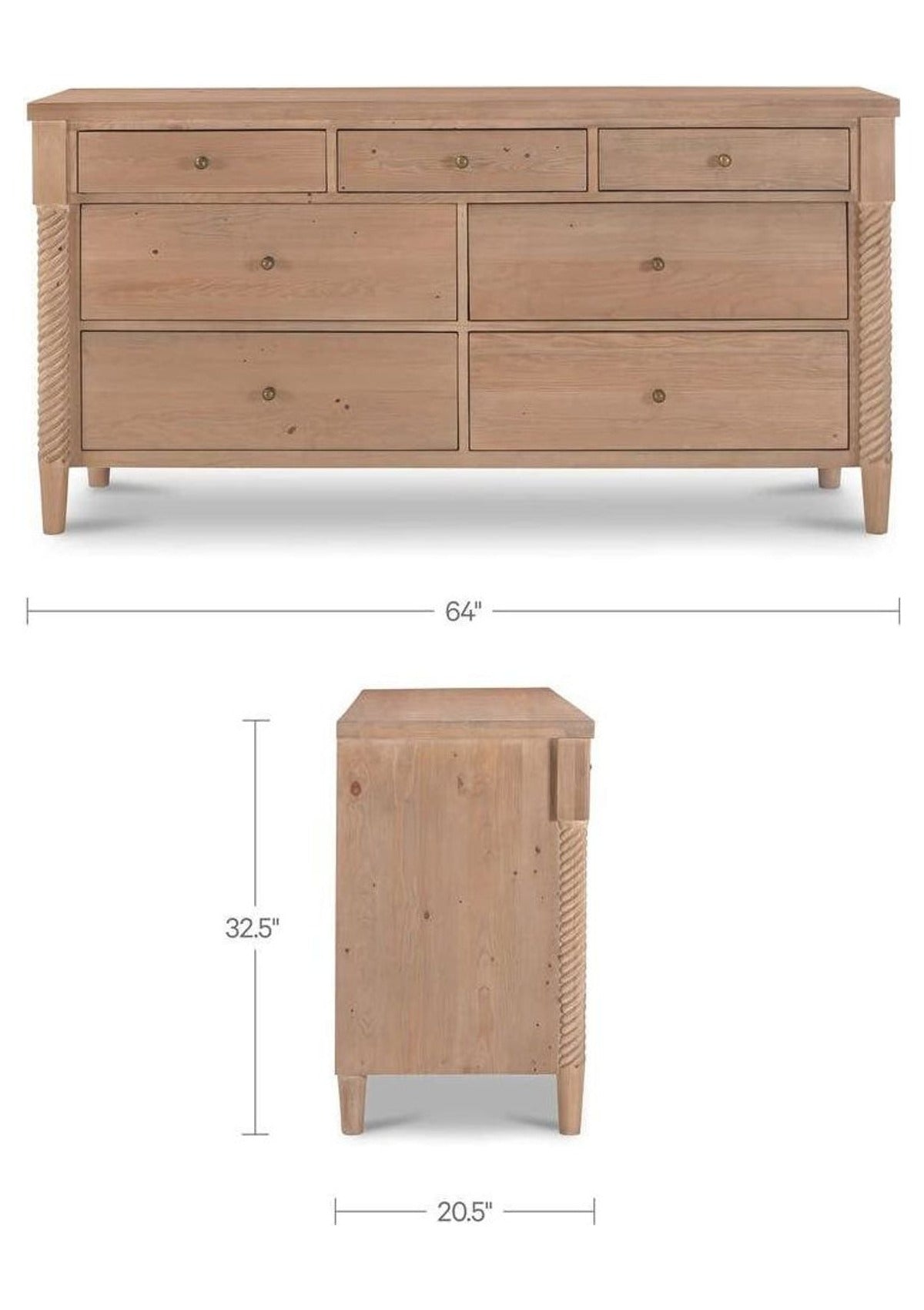 Joni 7 Drawer Dresser