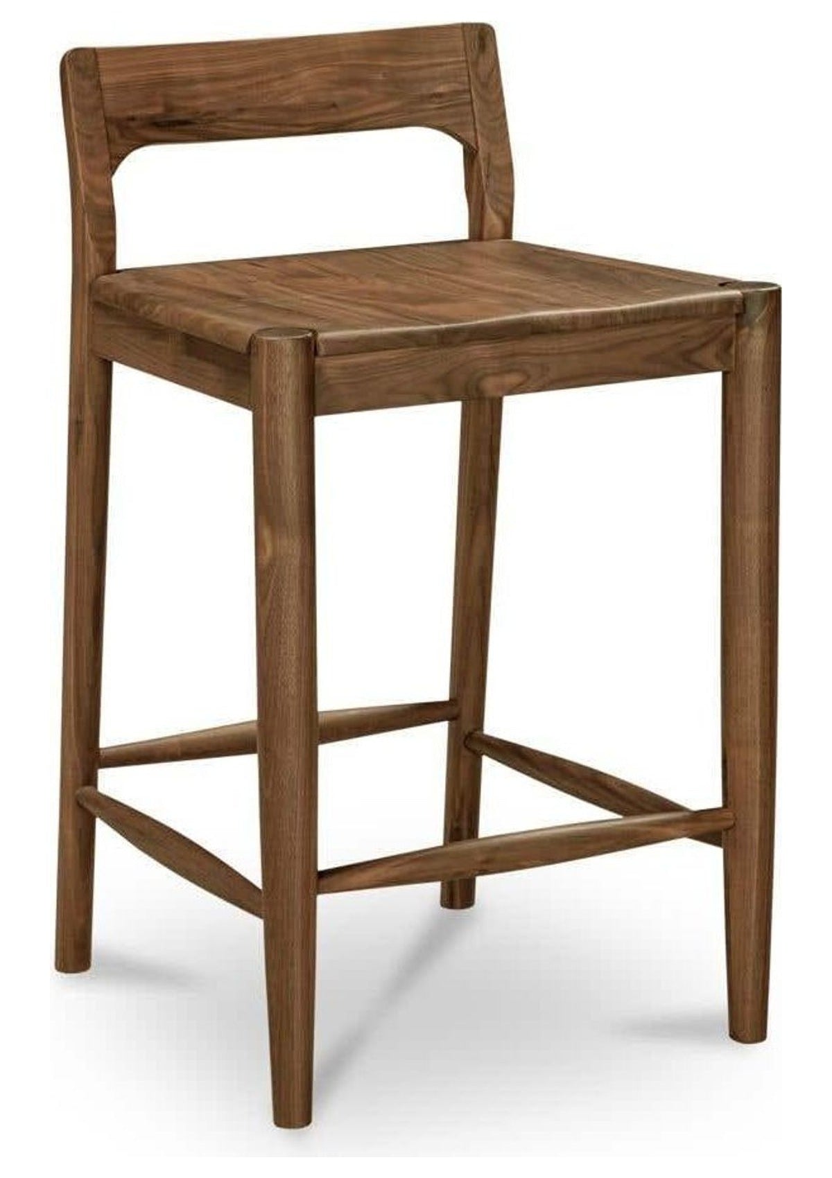 Owing Low Back Counter Stool - Walnut