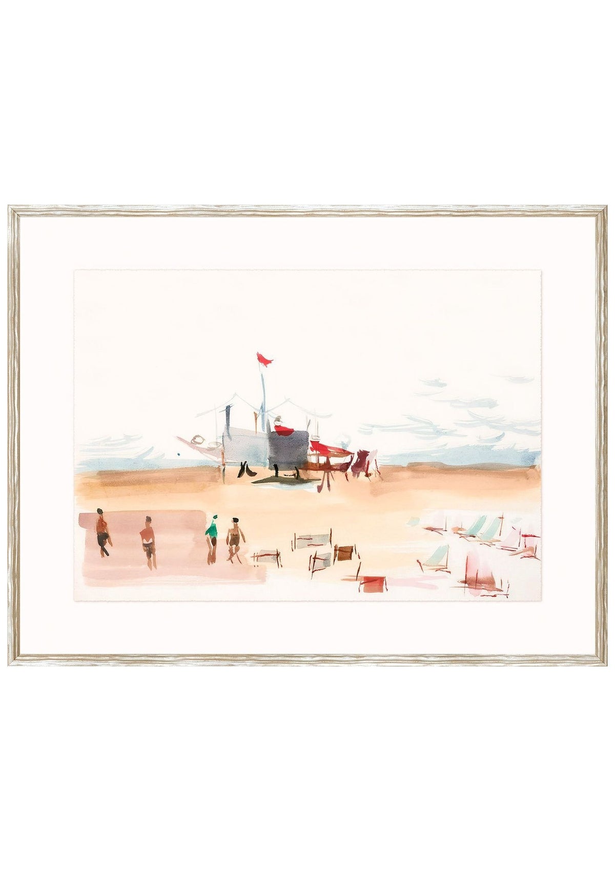 Beach Vacation II – Glass Framed