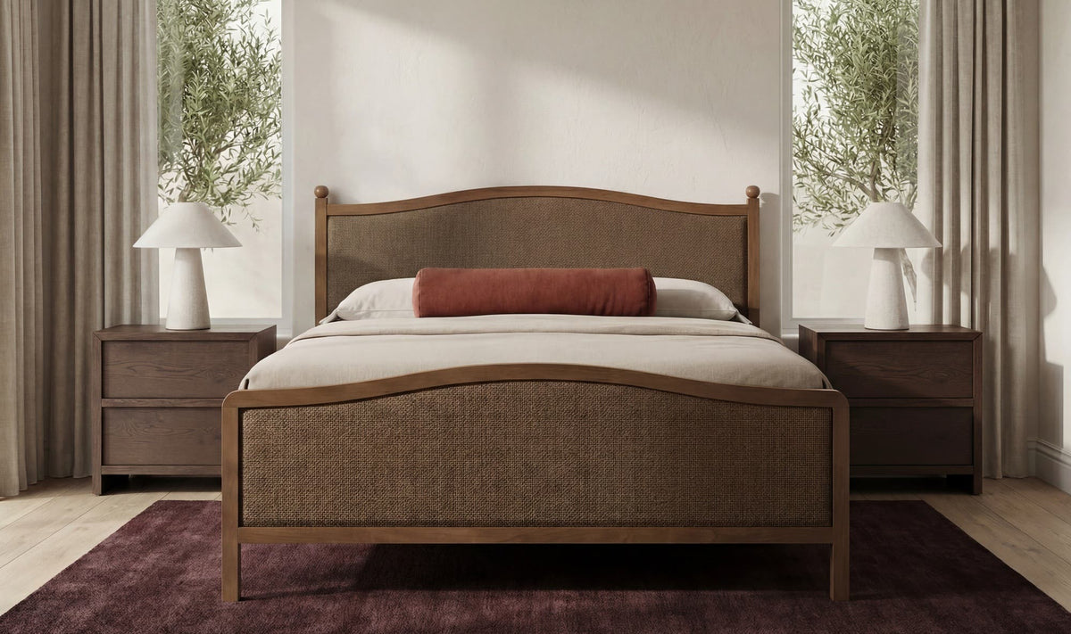 Eve Queen Bed - Brown