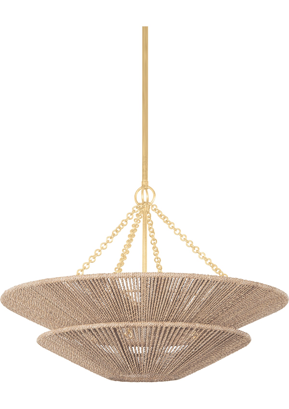 Tropea Pendant in Gold Leaf