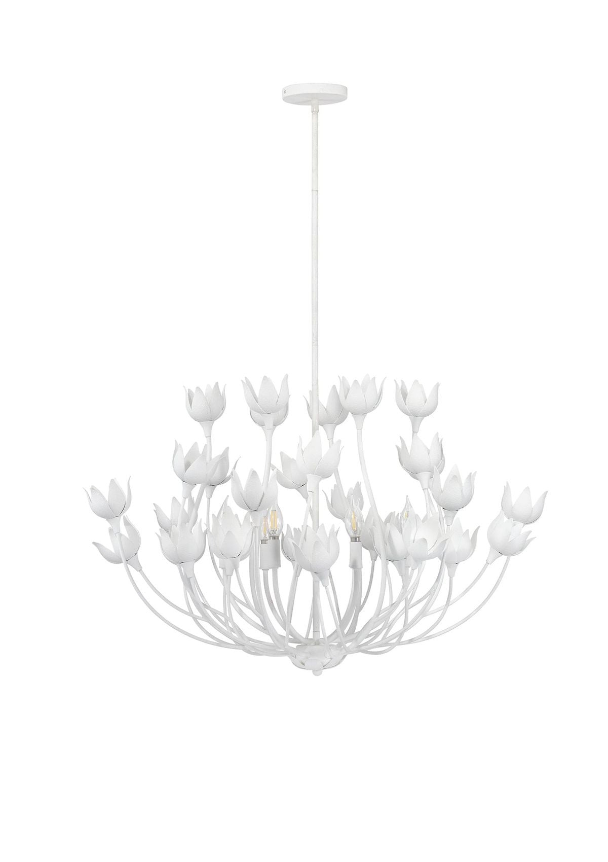 Dogwood Chandelier in White