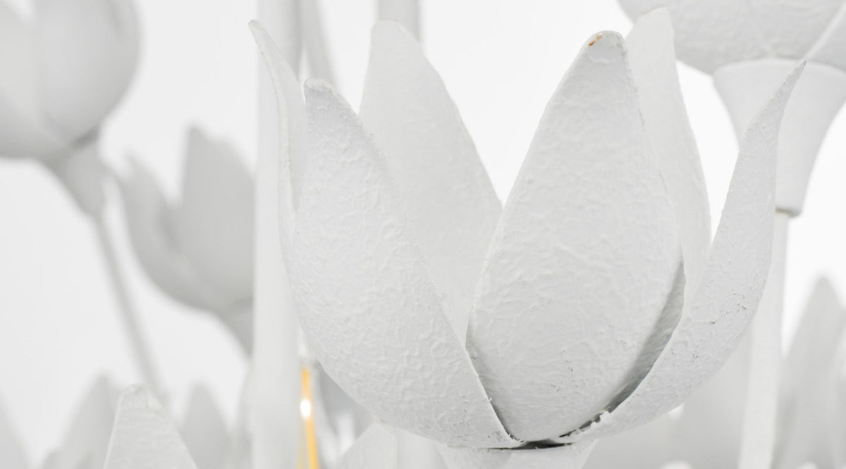 Dogwood Chandelier in White