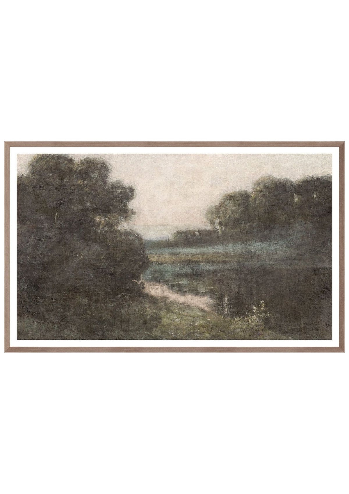 Dundurn Pond C.1891 – Large / Glass Framed
