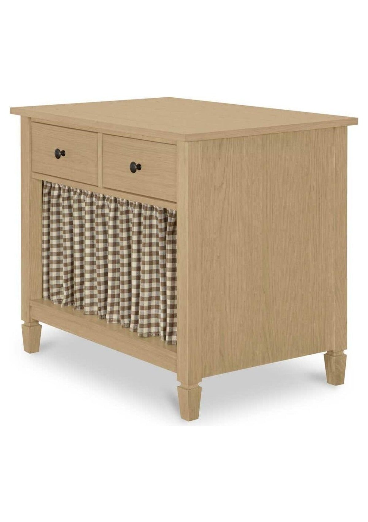 Isabelle Nightstand - Brown Gingham