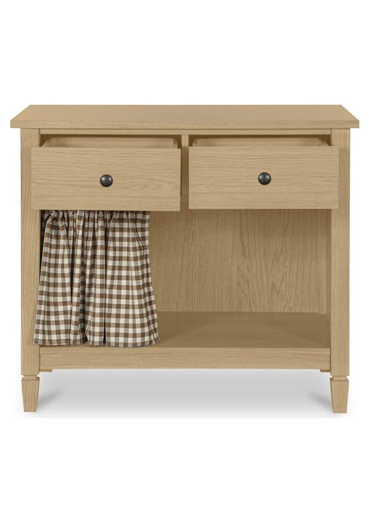 Isabelle Nightstand - Brown Gingham