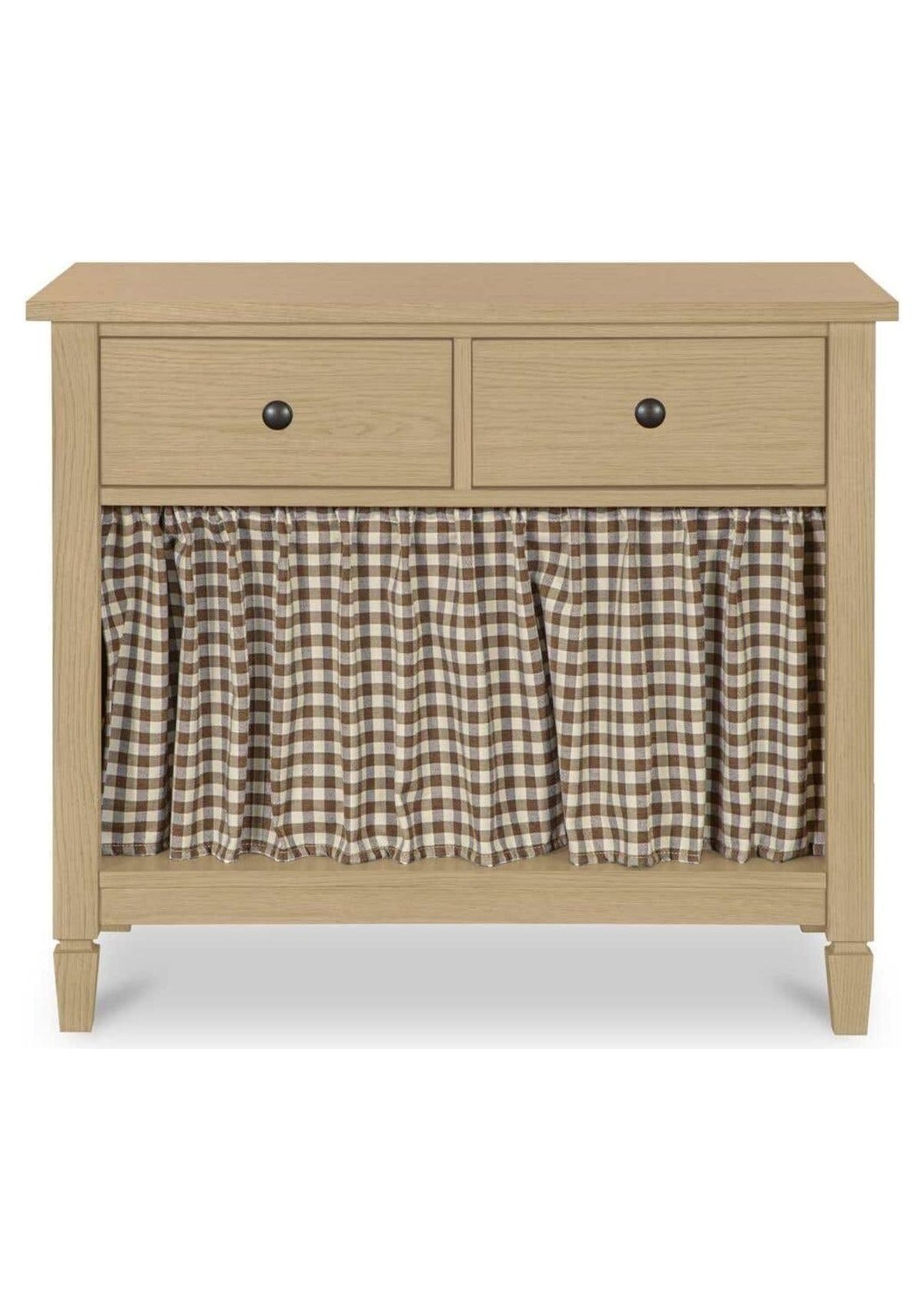 Isabelle Nightstand - Brown Gingham