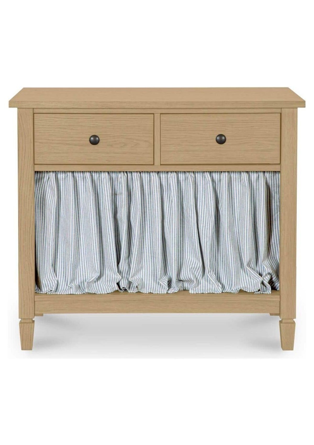 Isabelle Nightstand - Light Blue Stripe