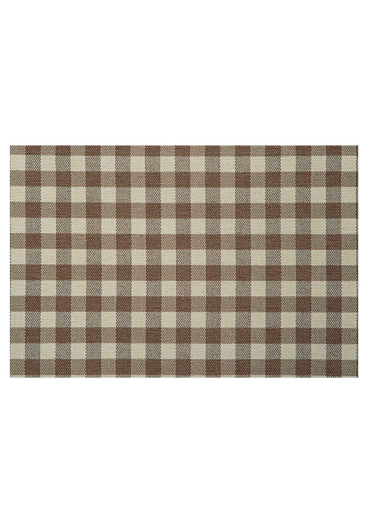 Isabelle Console Table - Brown Gingham