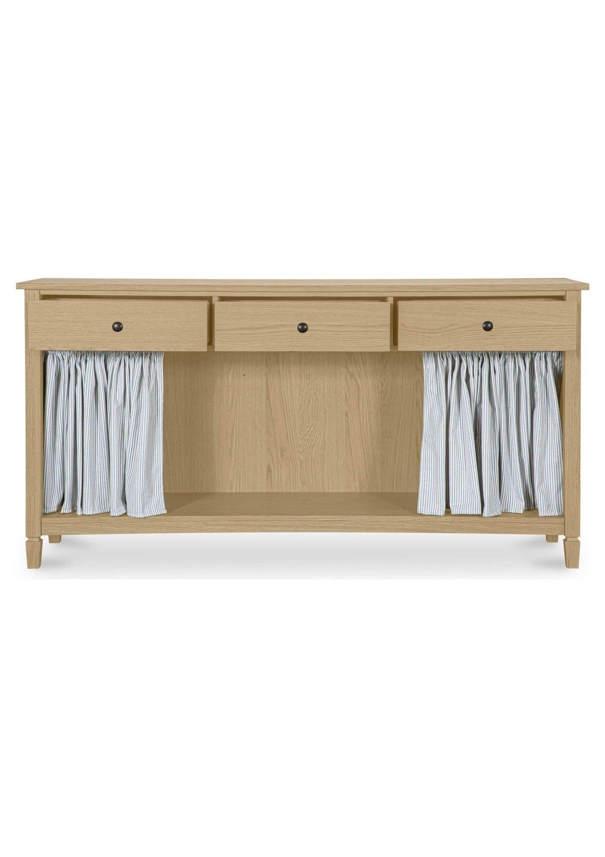 Isabelle Console Table - Light Blue Stripe