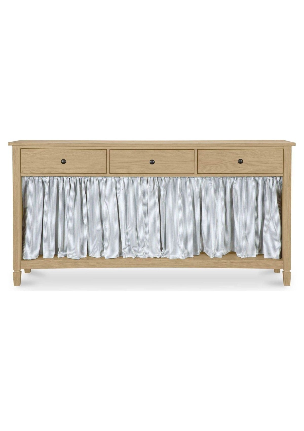 Isabelle Console Table - Light Blue Stripe