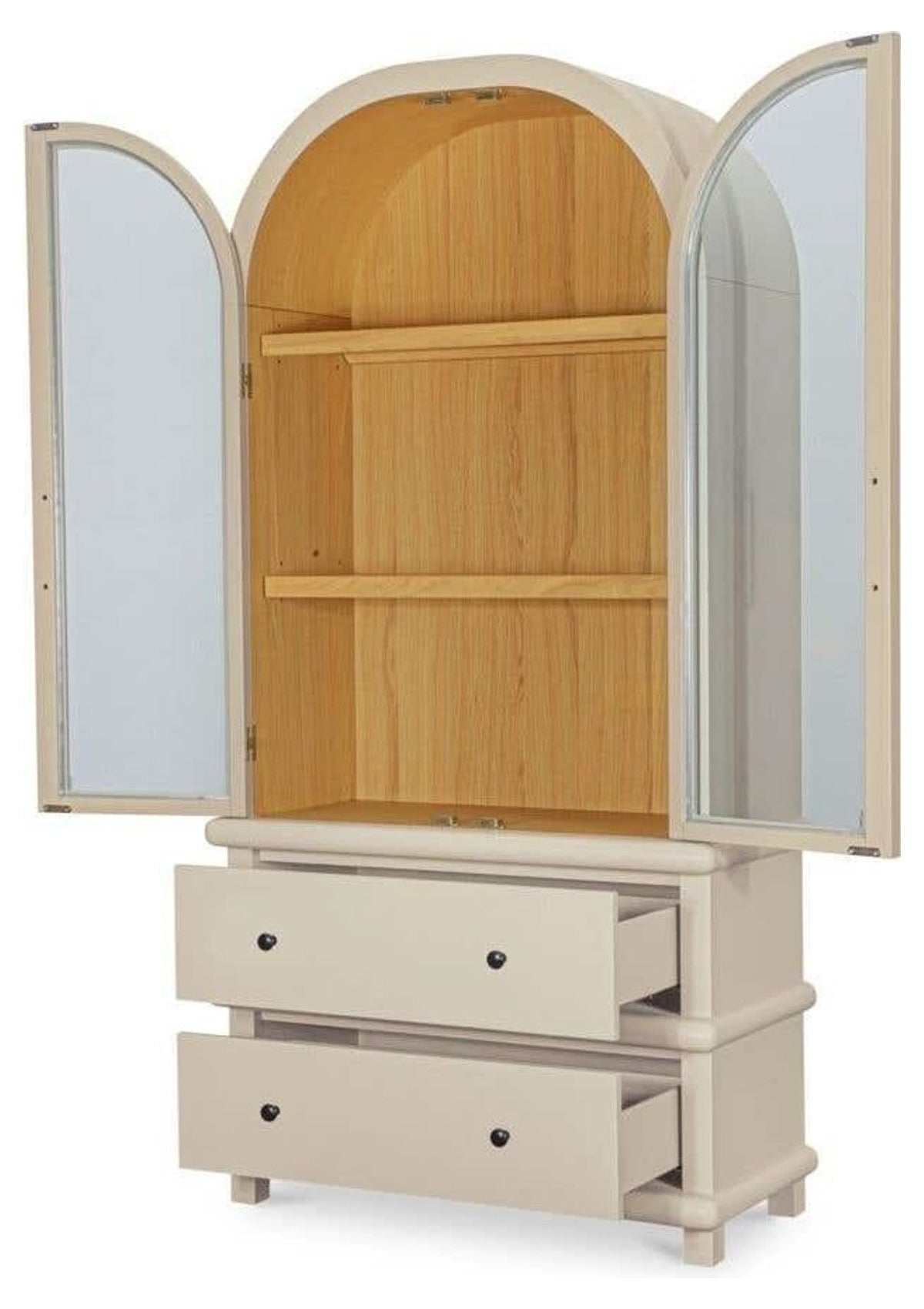 Enid Tall Cabinet - Cream