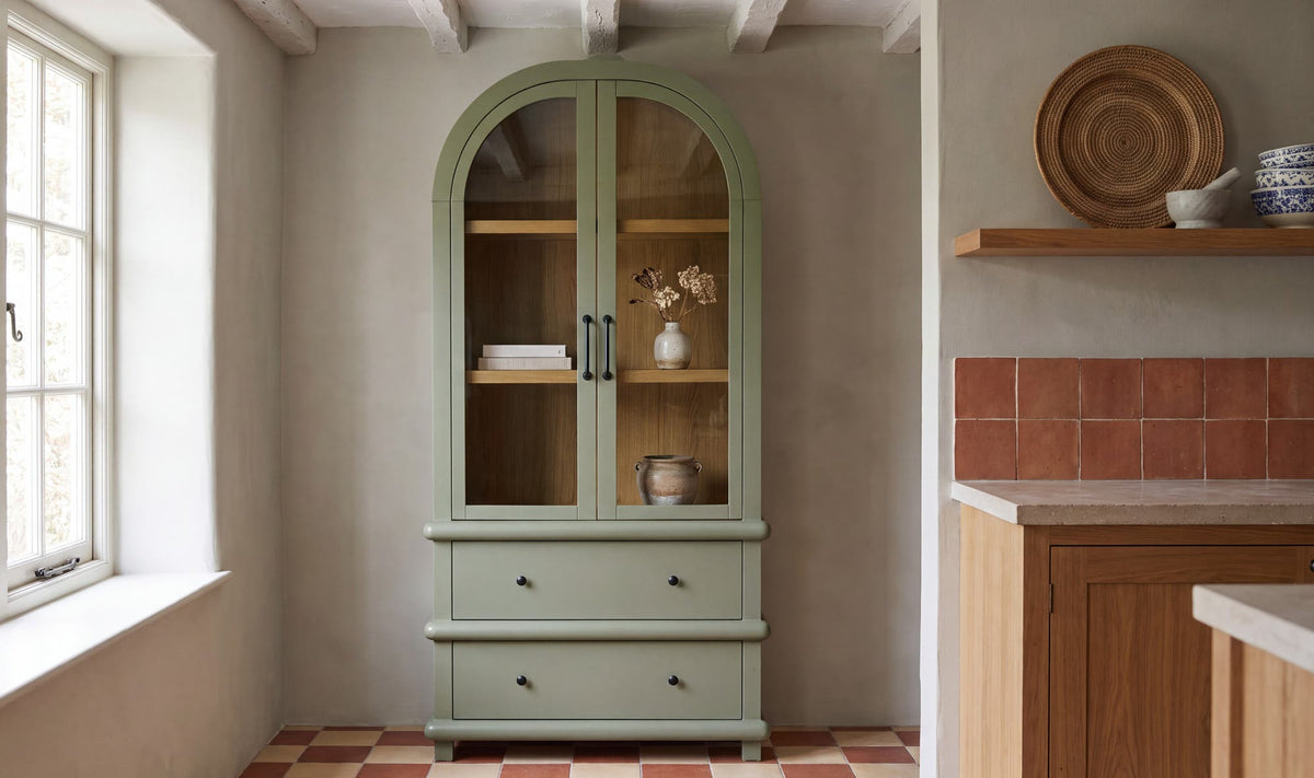 Enid Tall Cabinet - Green
