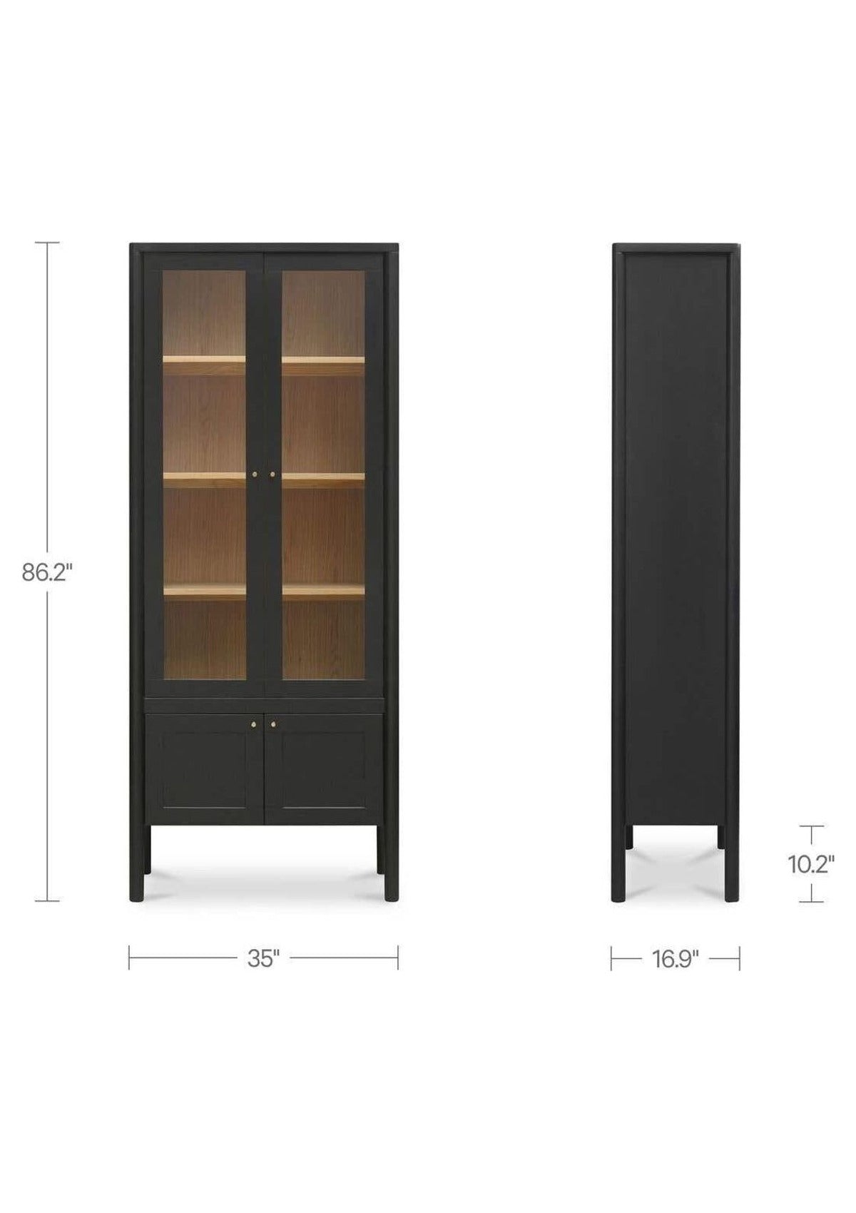 Hannah Tall Cabinet - Black