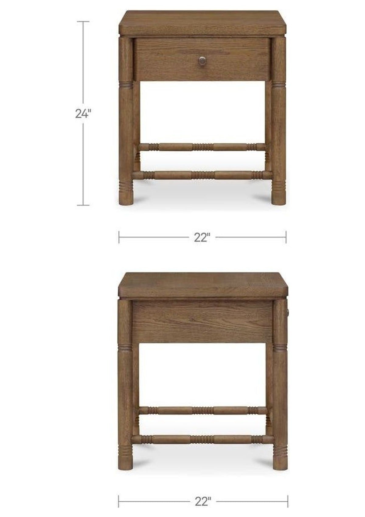 Evermore 1 Drawer Nightstand
