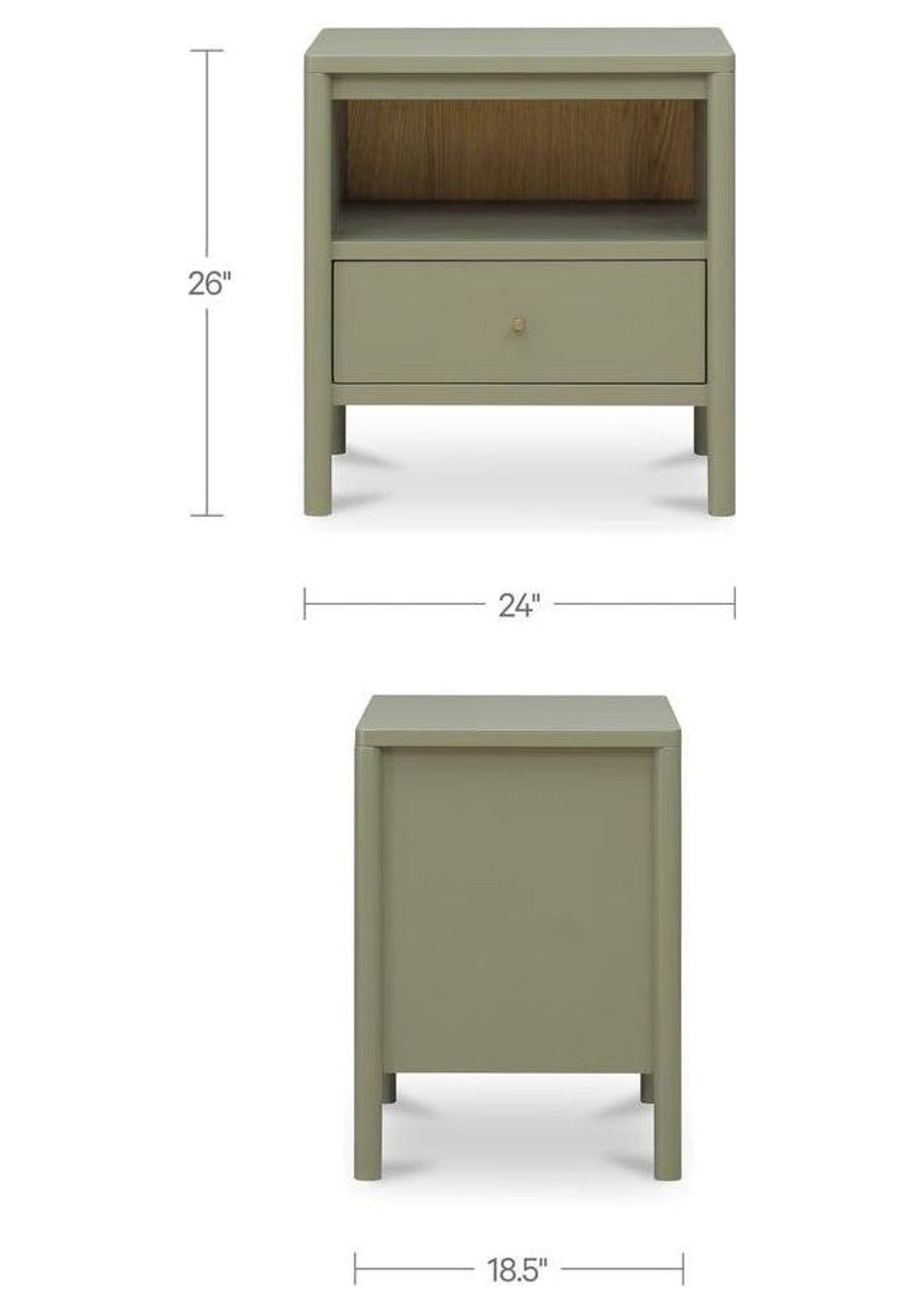 Hannah Nightstand - Green