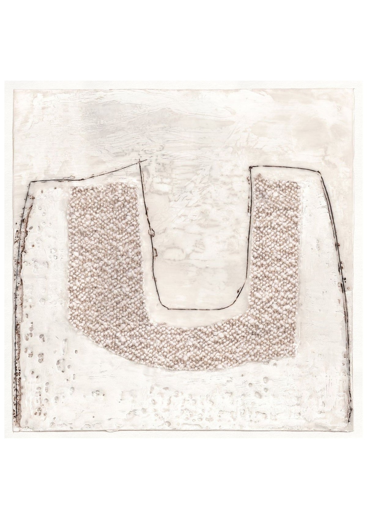 Encaustic Neutrals IV – Gallery Wrap Canvas