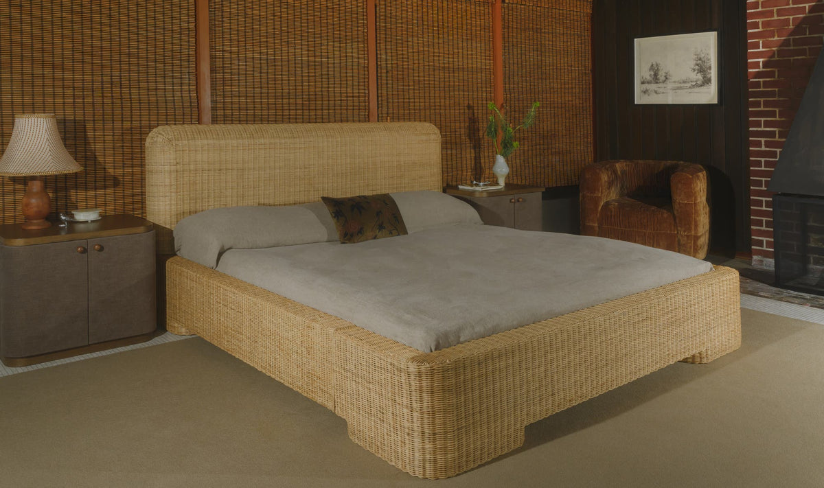 Claudia Bed King - Natural