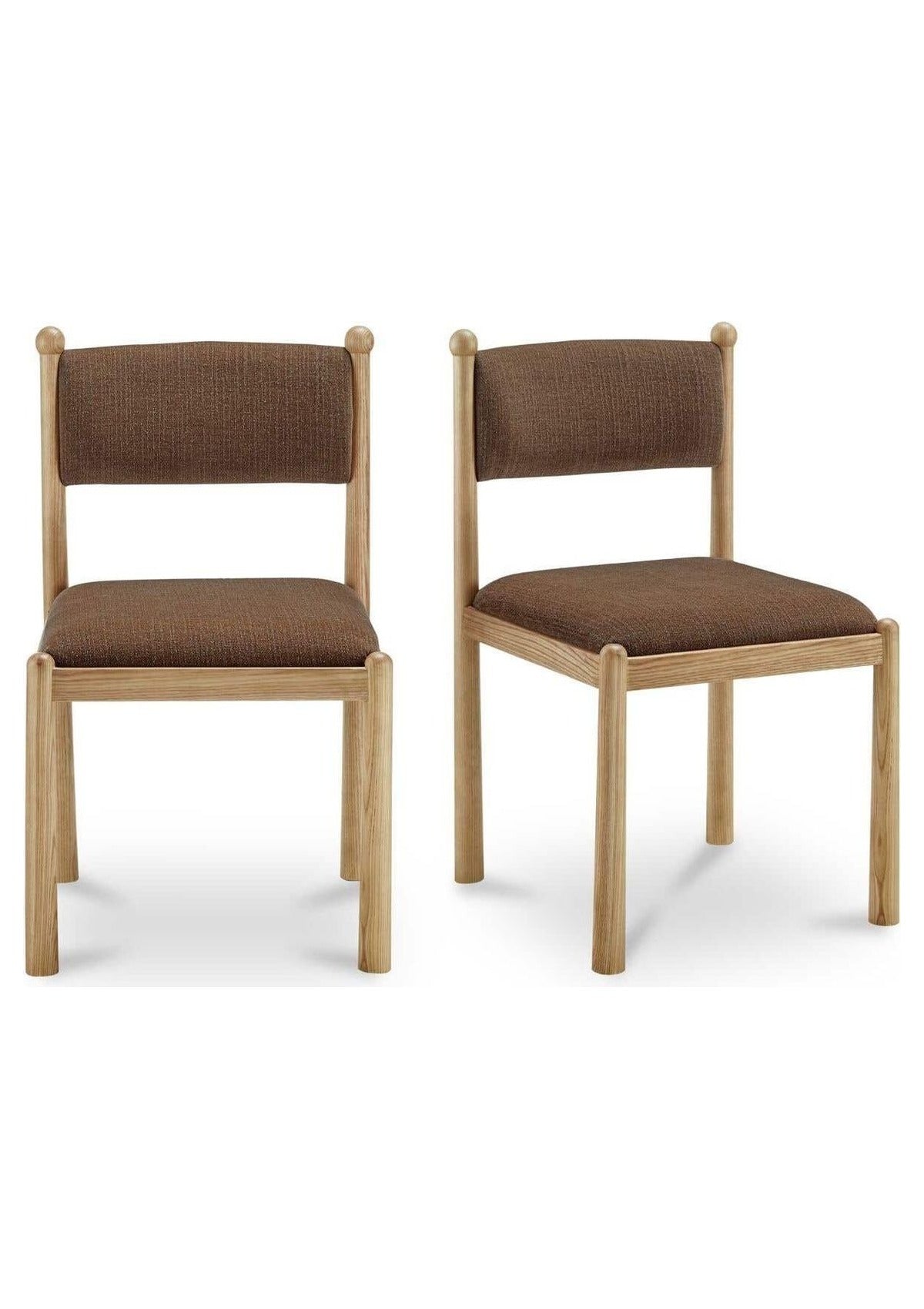 Villetta Dining Chair - Set of Two - Warm Brown