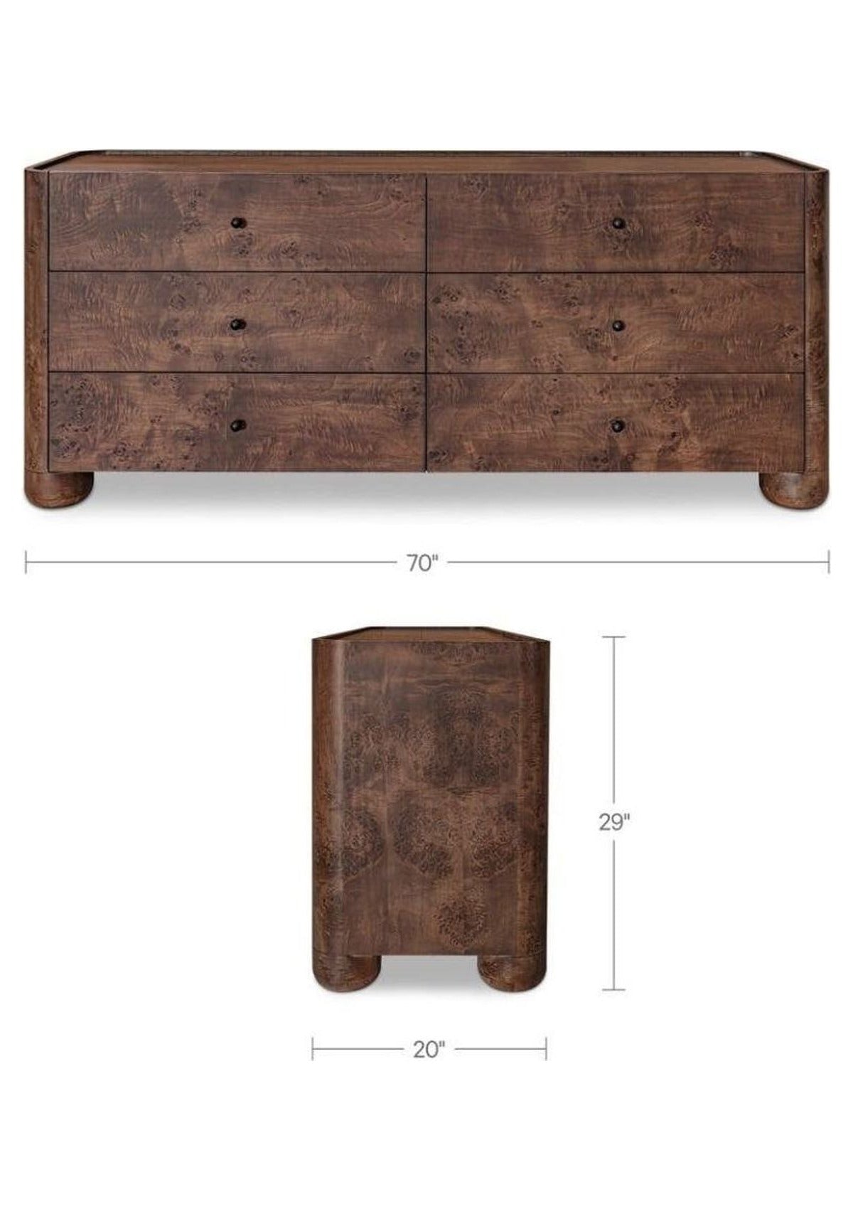 Gibson 6 Drawer Dresser